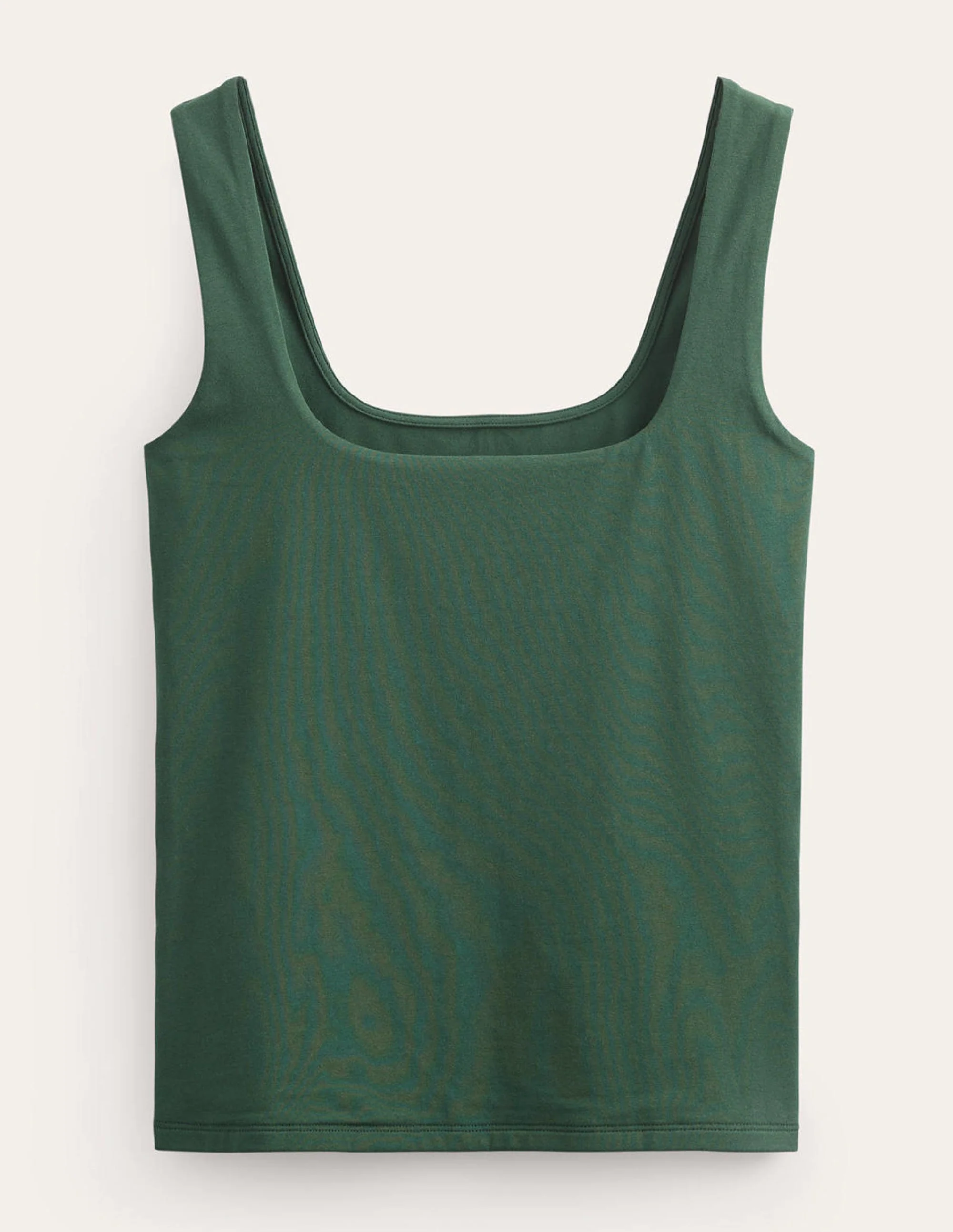 Doppellagiges Tanktop mit eckigem Ausschnitt-Chatsworth-Grün - Image 5