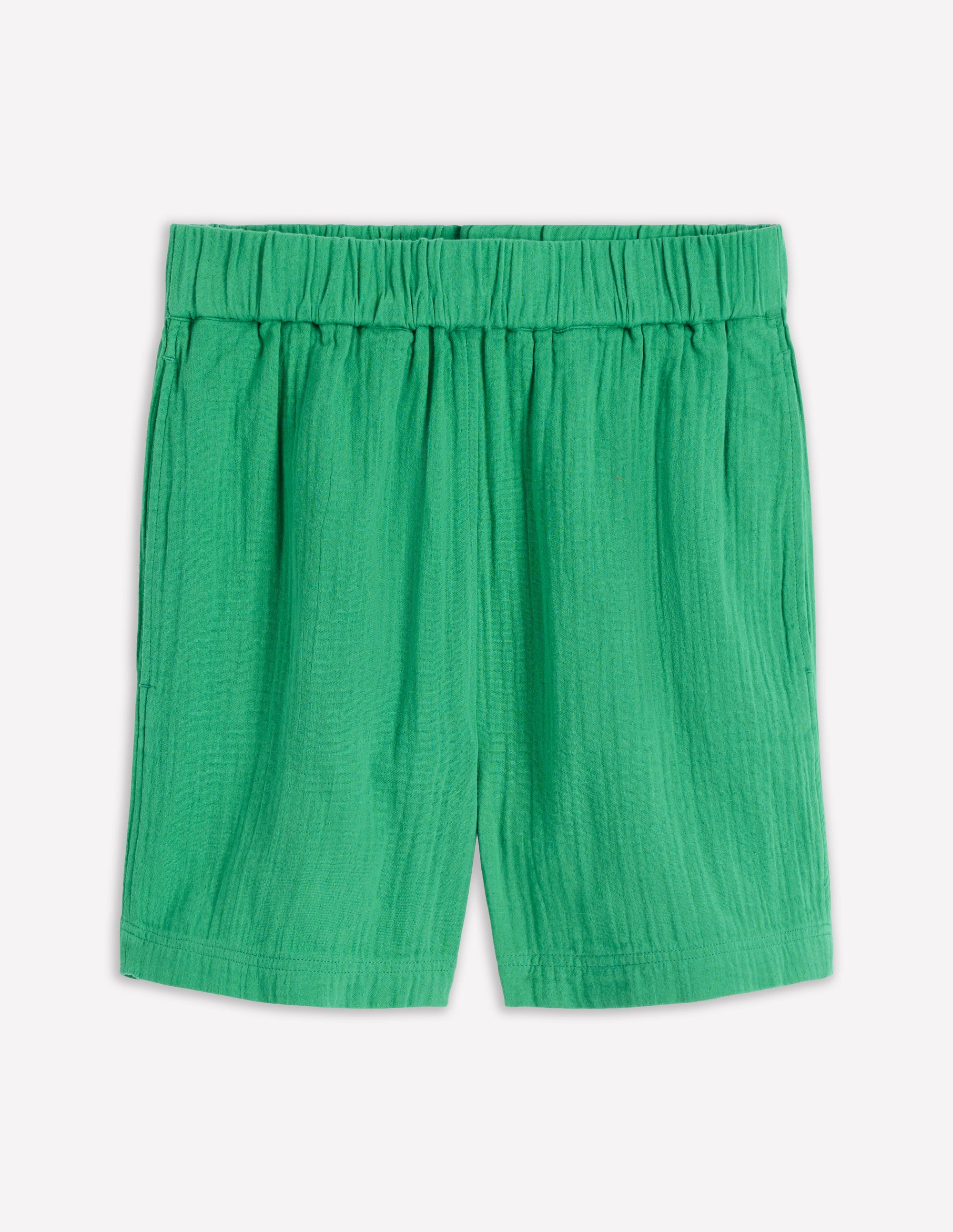 Doppeltuch-Shorts zum Hineinschlüpfen-Kleeblattgrün - Image 5