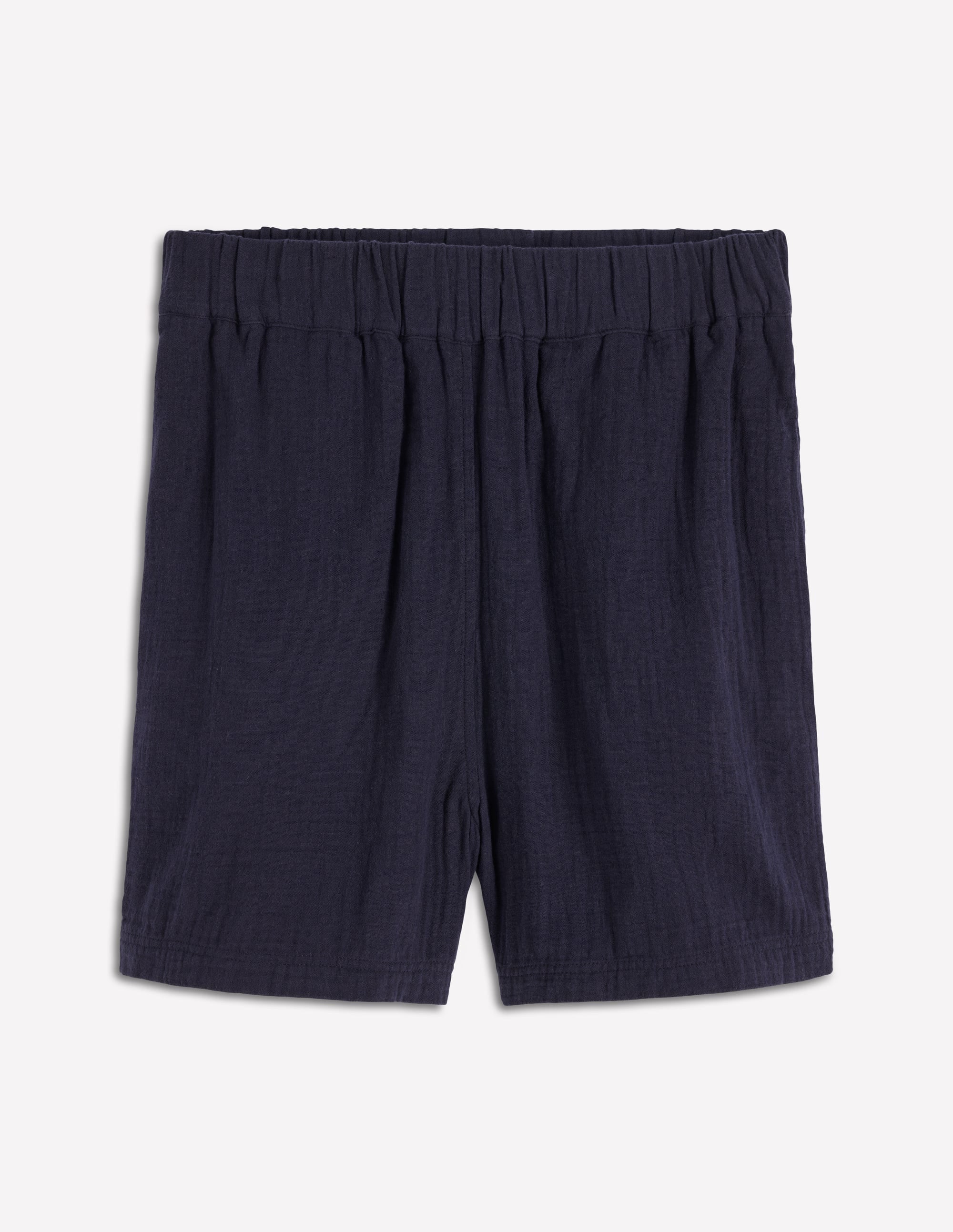 Doppeltuch-Shorts zum Hineinschlüpfen-Marineblau - Image 6