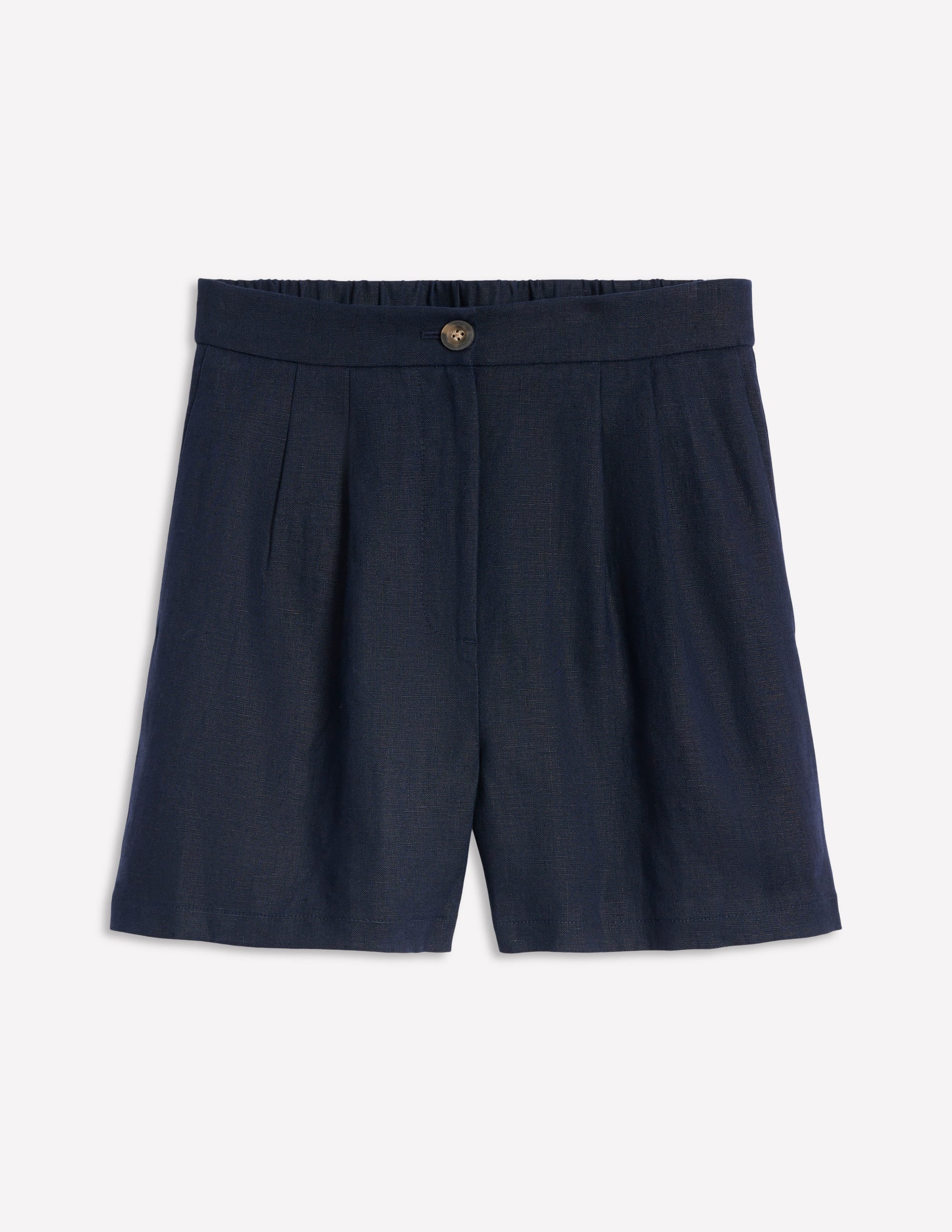 Dulwich Leinen-Shorts-Aqua Marine Marl - Image 6