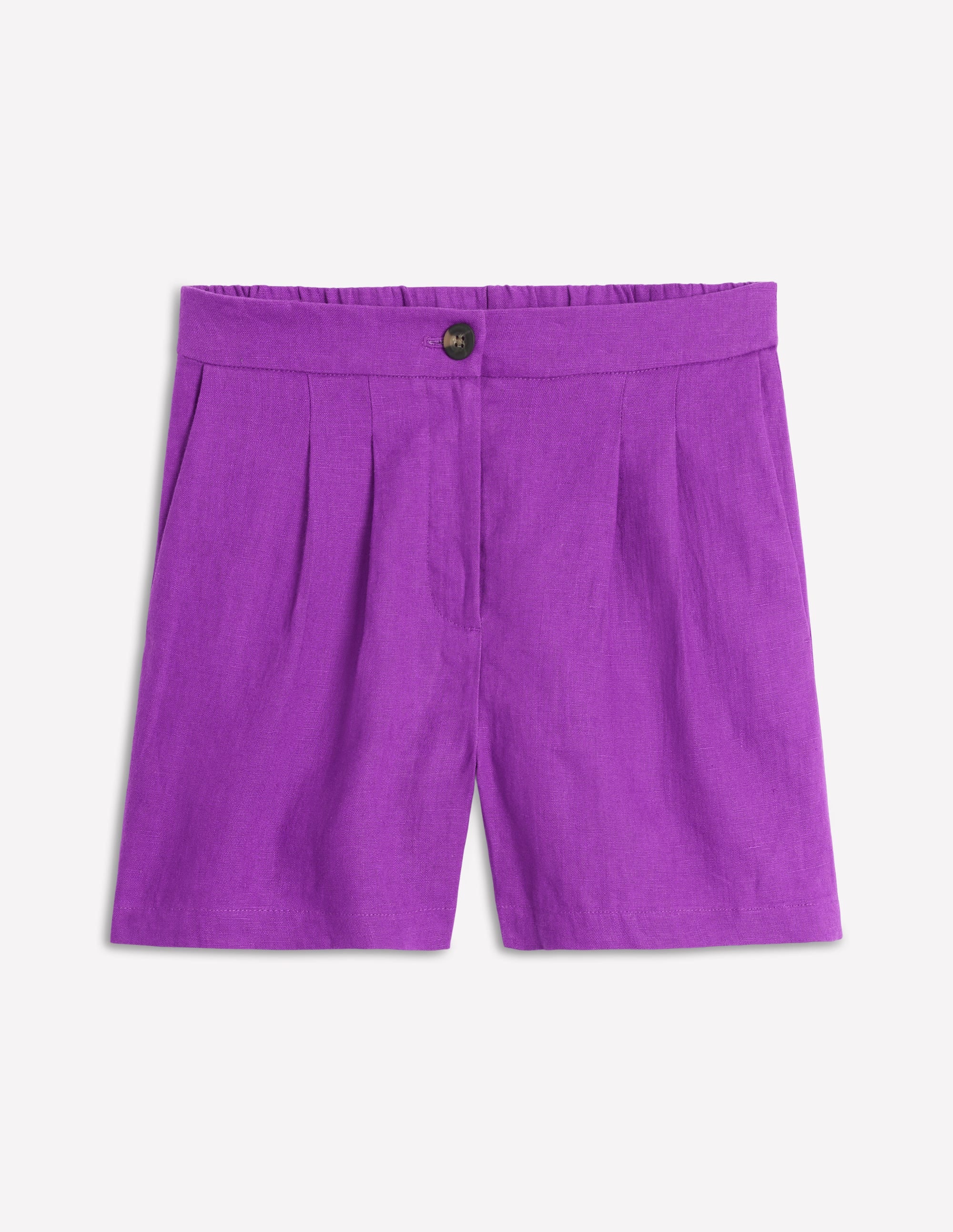 Dulwich Leinen-Shorts-Königsviolett - Image 5