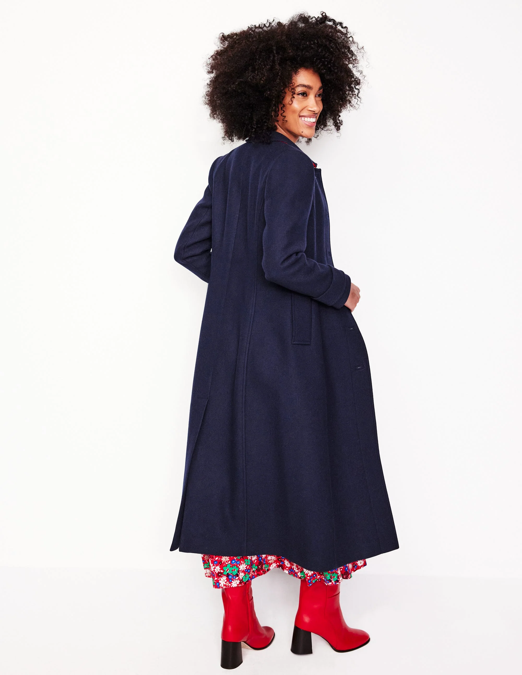 Durham Midi-Mantel-Aqua Marine Marl - Image 3