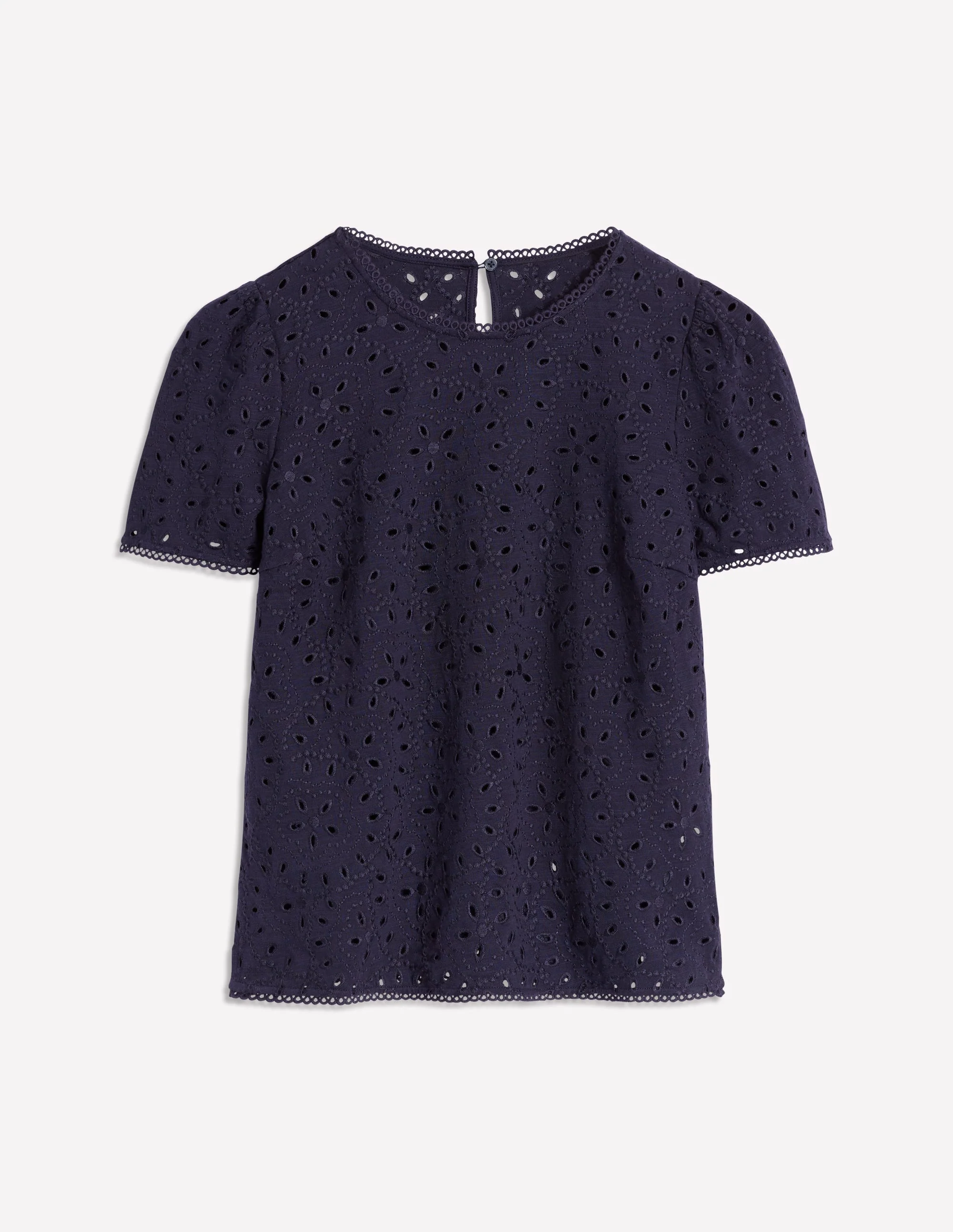 Edi Besticktes Oberteil-Aqua Marine Marl - Image 5