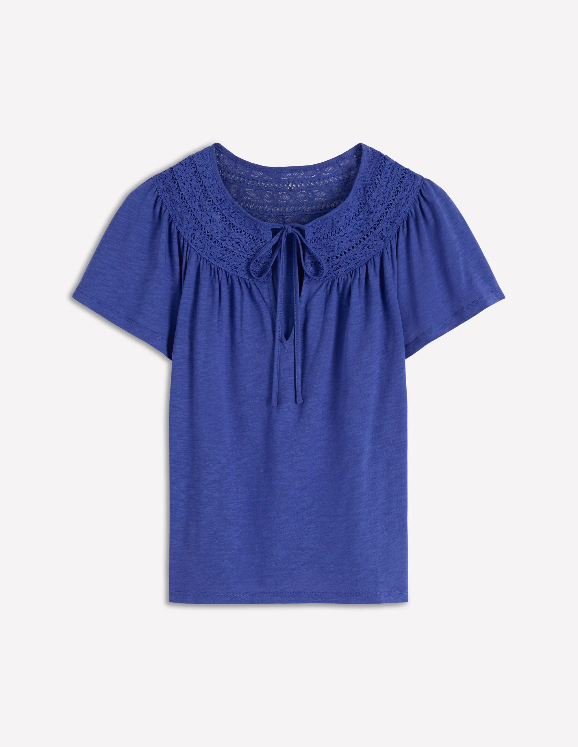 Edi T-Shirt mit Besatz-Beaucoup Blue - Image 7