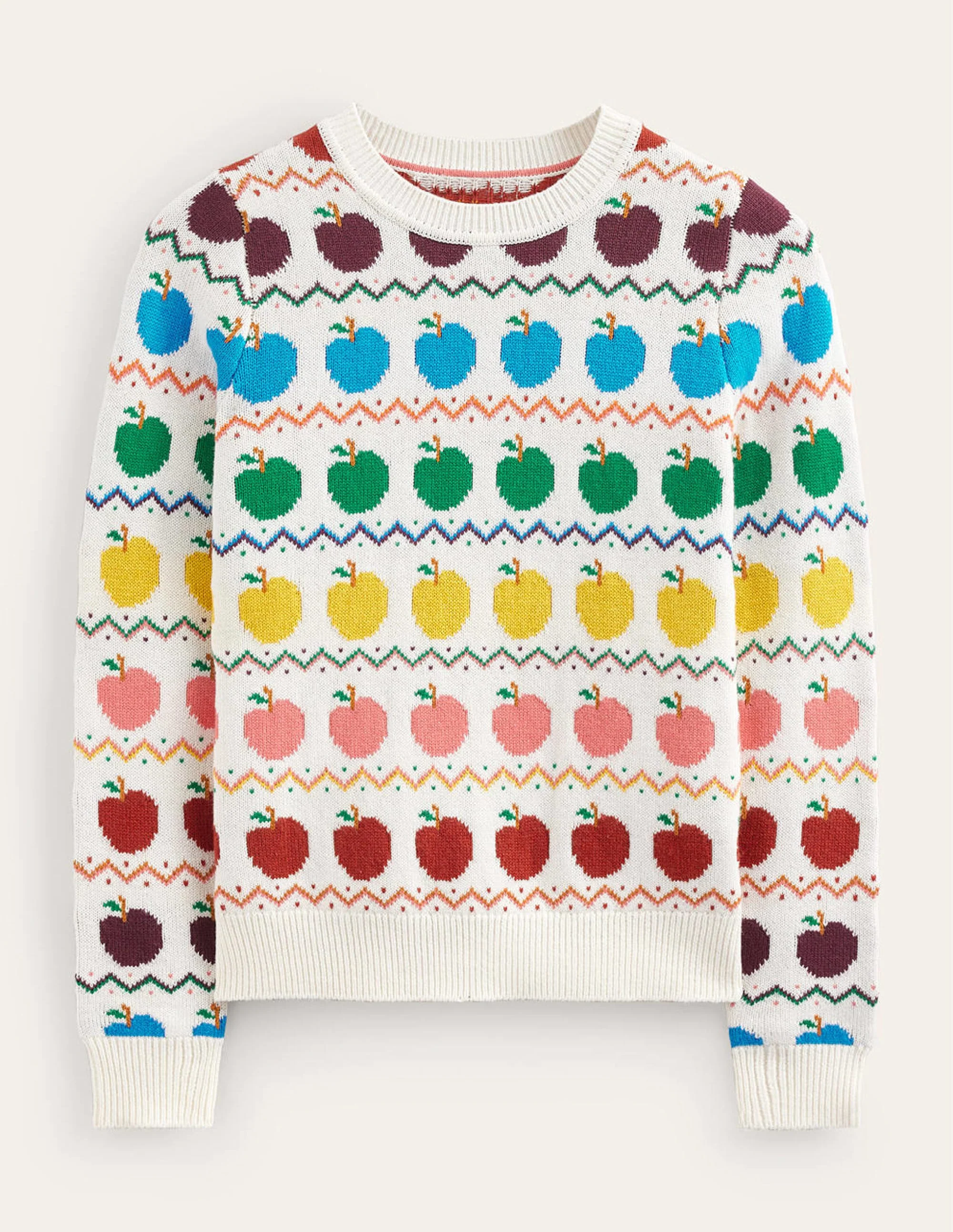 Edie Fair-Isle-Pullover-Apfel Fair-Isle - Image 5