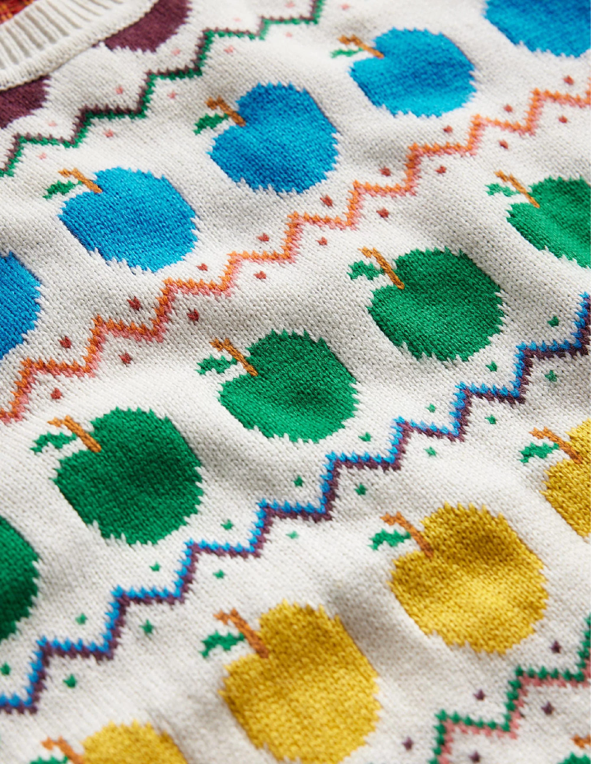 Edie Fair-Isle-Pullover-Apfel Fair-Isle - Image 6