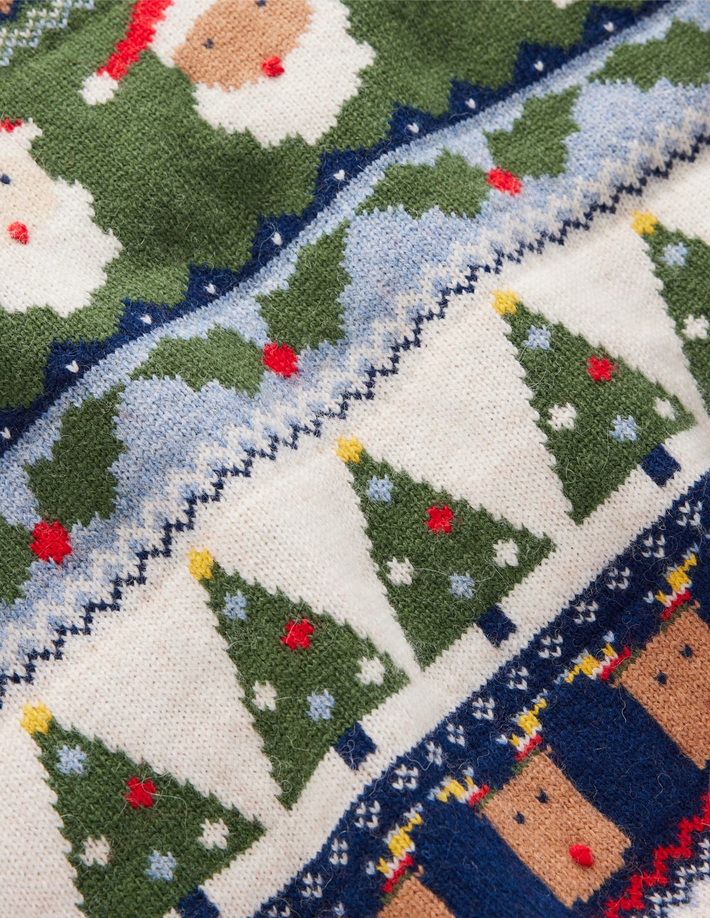 Edie Fair-Isle-Pullover-Bunt Weihnachtliches Fair-Isle-Muster - Image 7