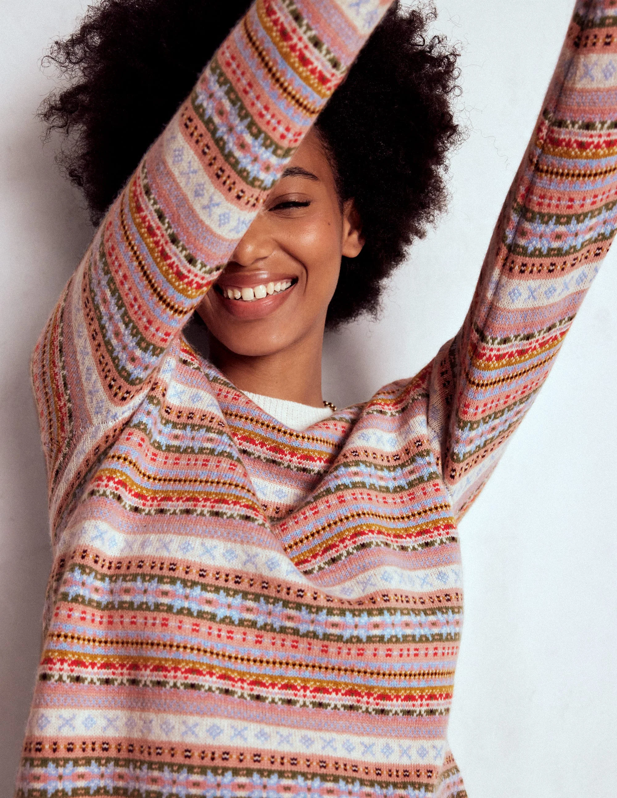 Edie Fair-Isle-Pullover-Klassisch Fair-Isle - Image 3