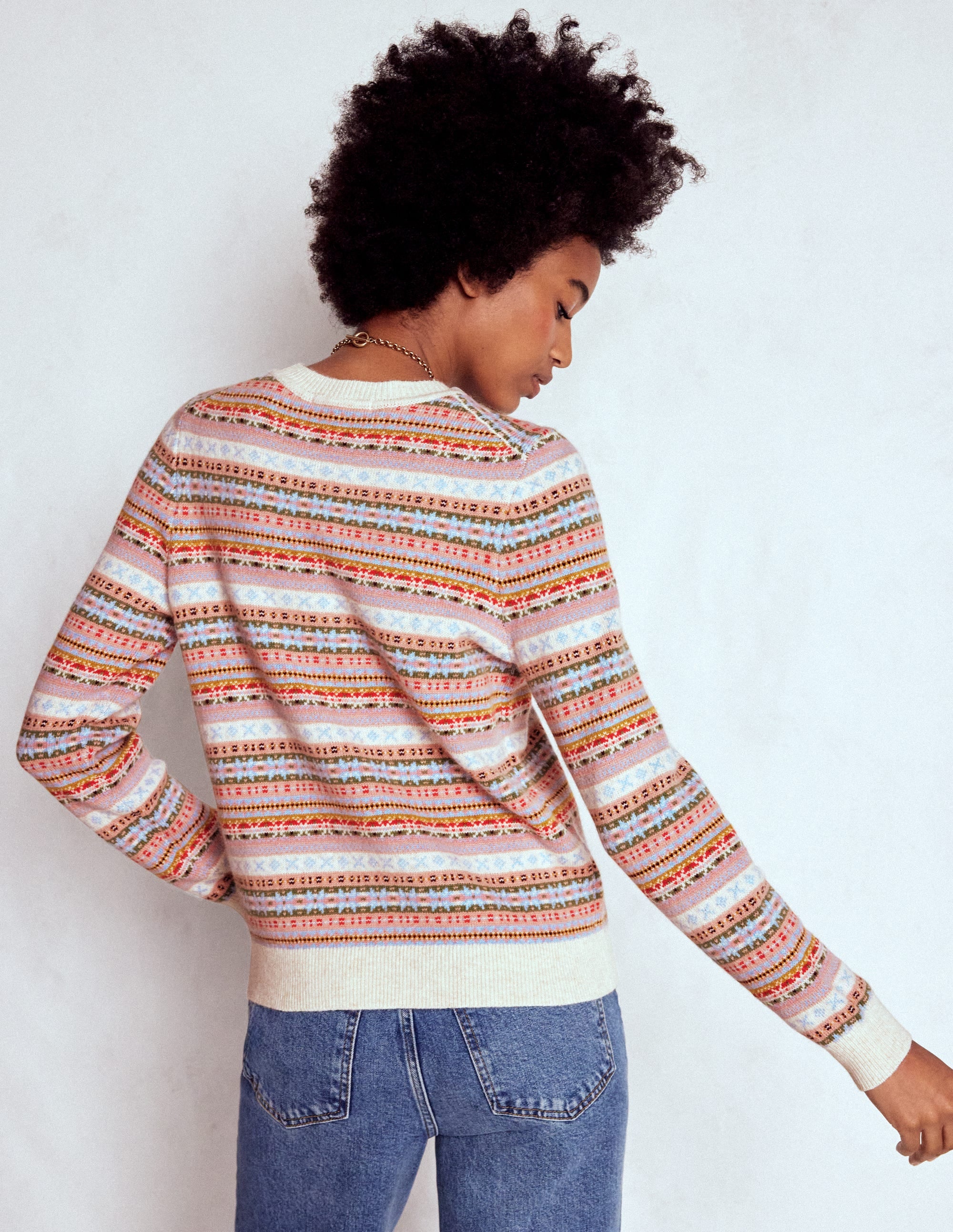 Edie Fair-Isle-Pullover-Klassisch Fair-Isle - Image 4