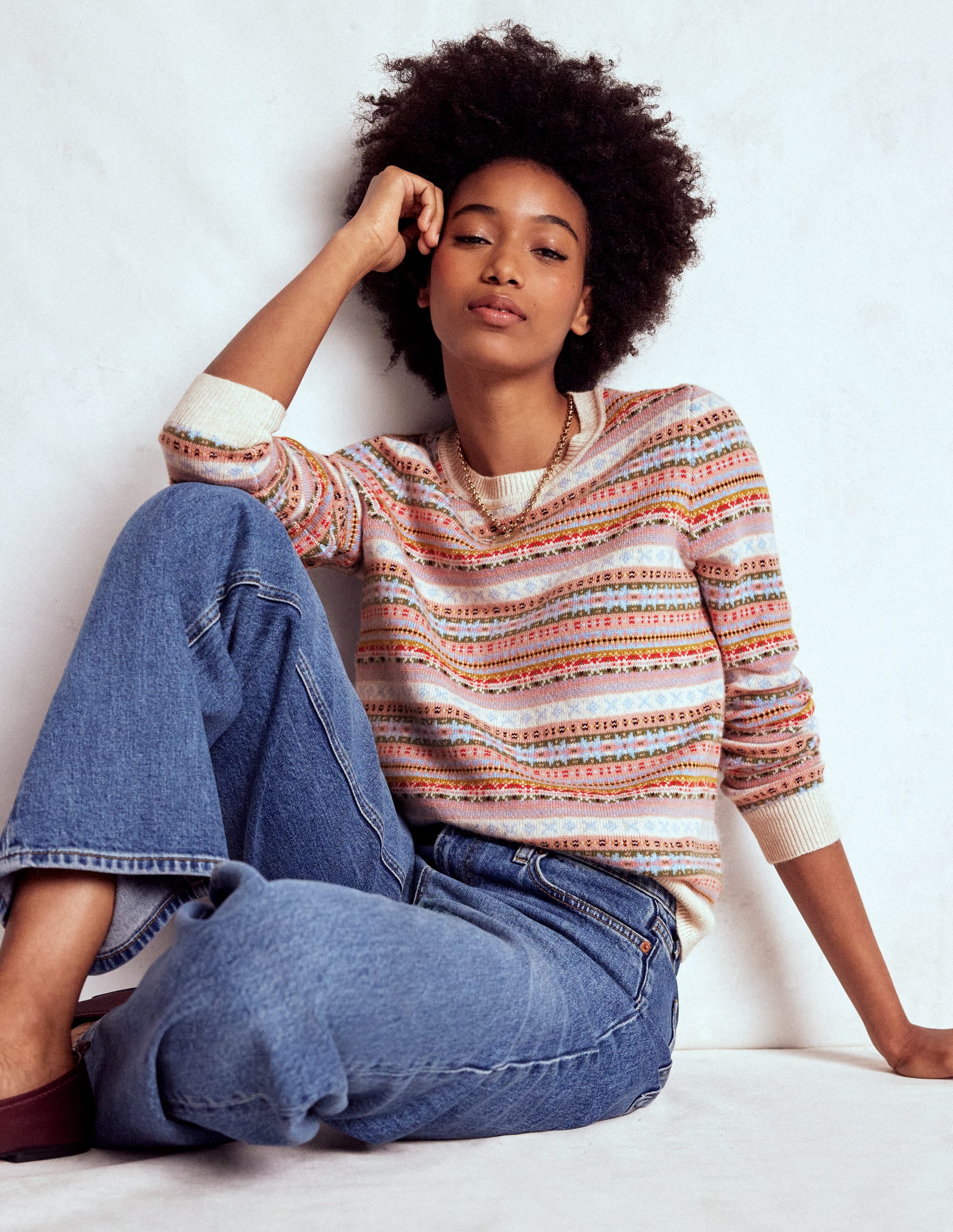Edie Fair-Isle-Pullover-Klassisch Fair-Isle - Image 5