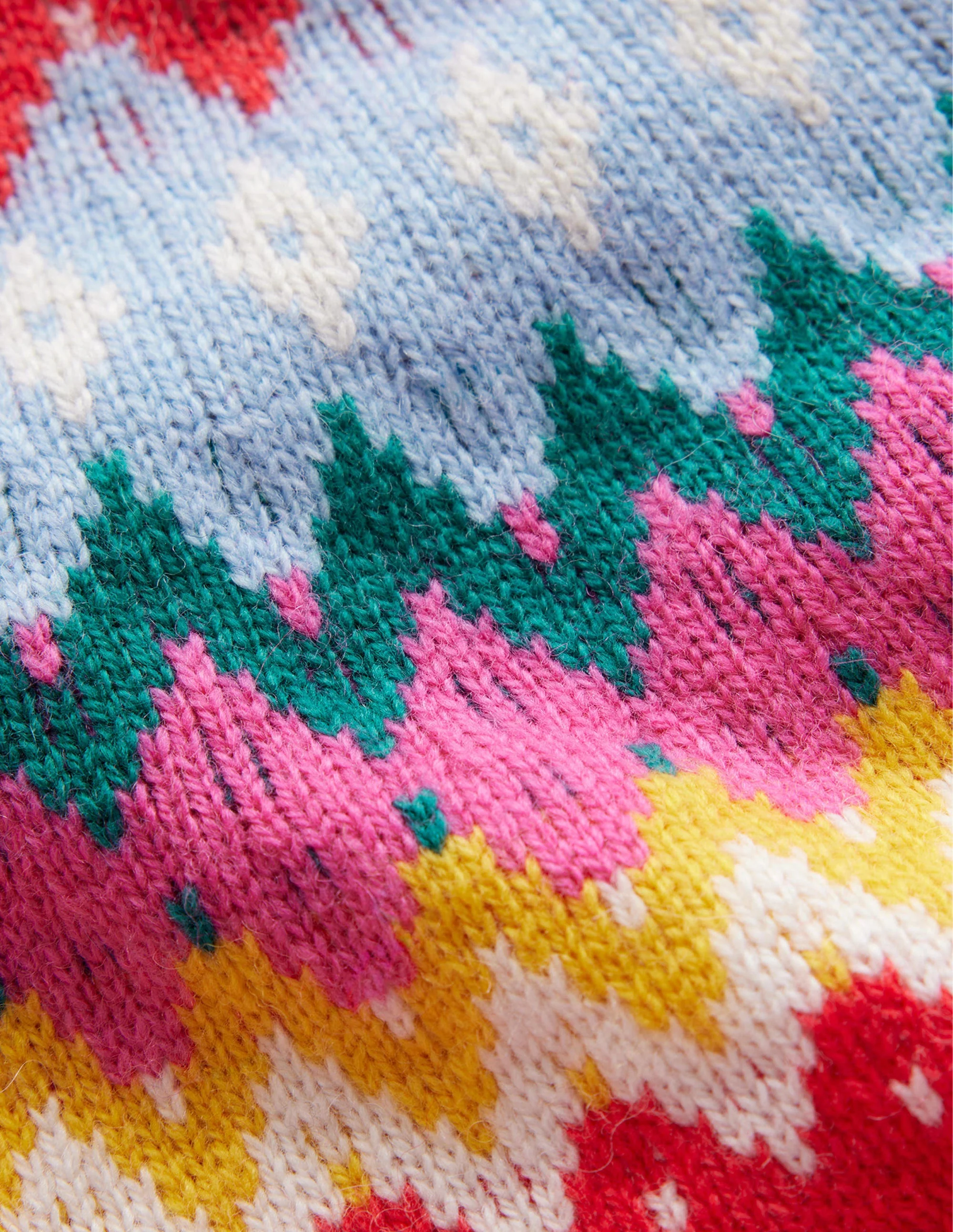 Edie Fair-Isle-Pullover-Mohnblumenrot - Image 7