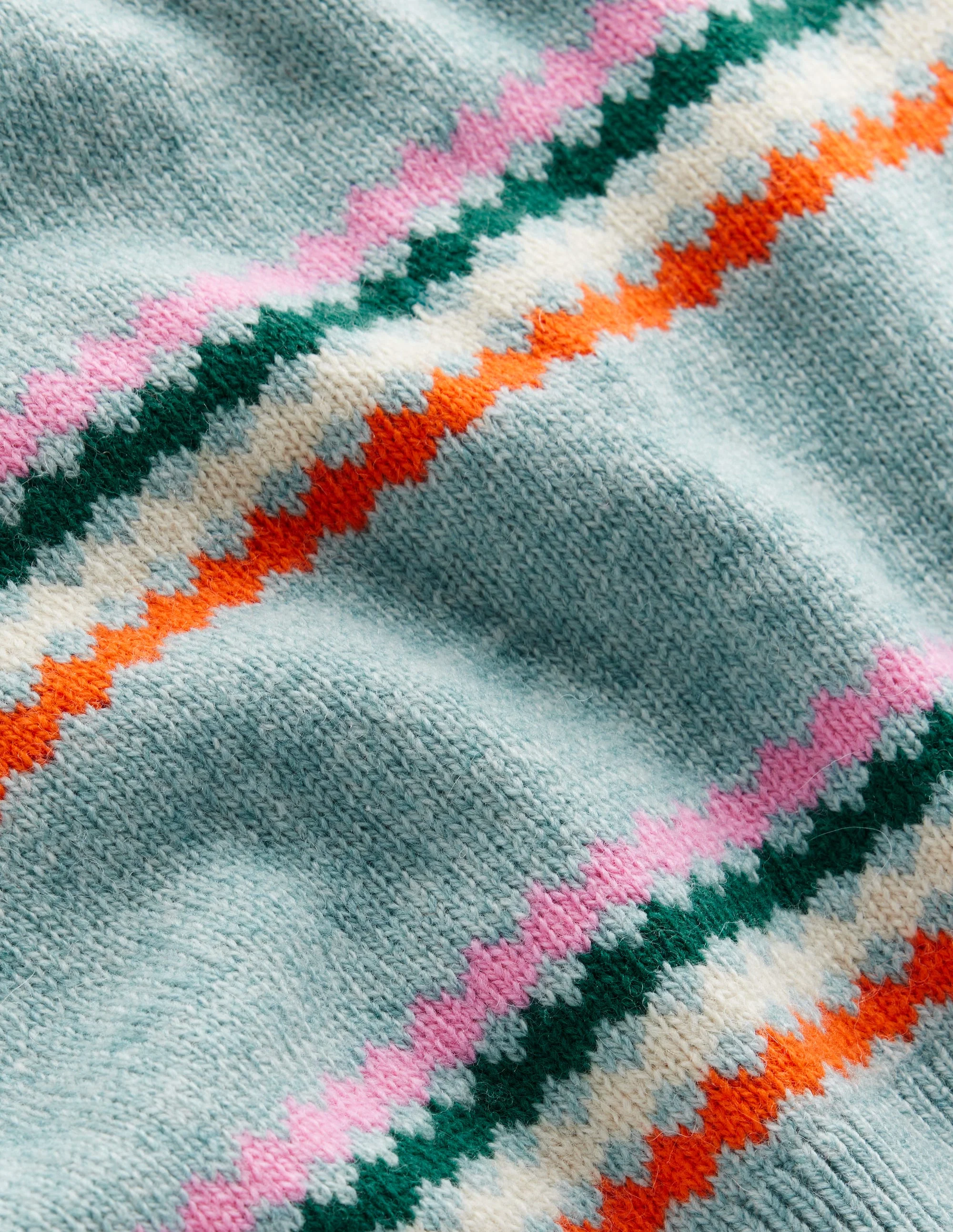 Edie Fair-Isle-Top-Blau Diamant - Image 9