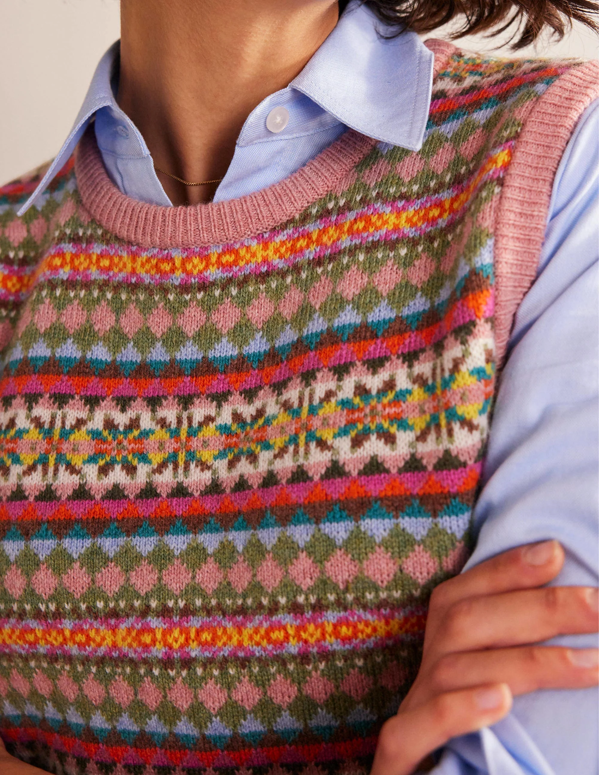 Edie Fair-Isle-Top-Fair-Isle - Image 2