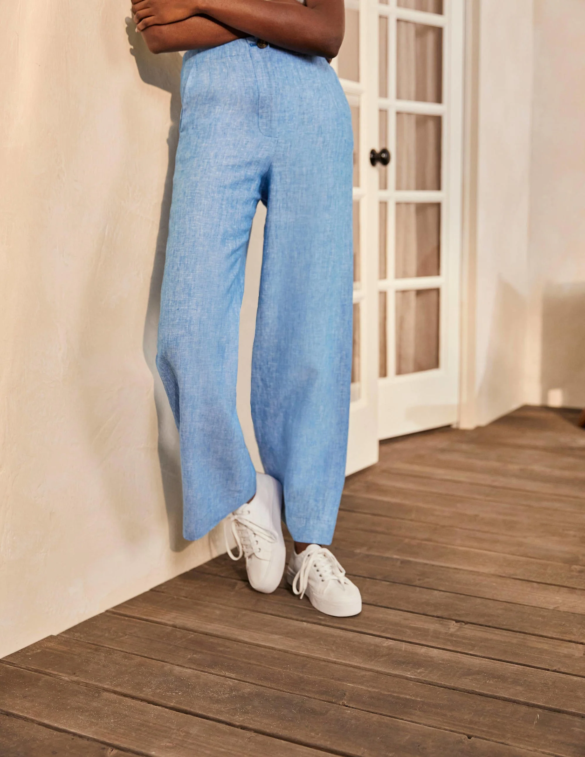 Eldon Leinenhose-Marokkoblau - Image 2