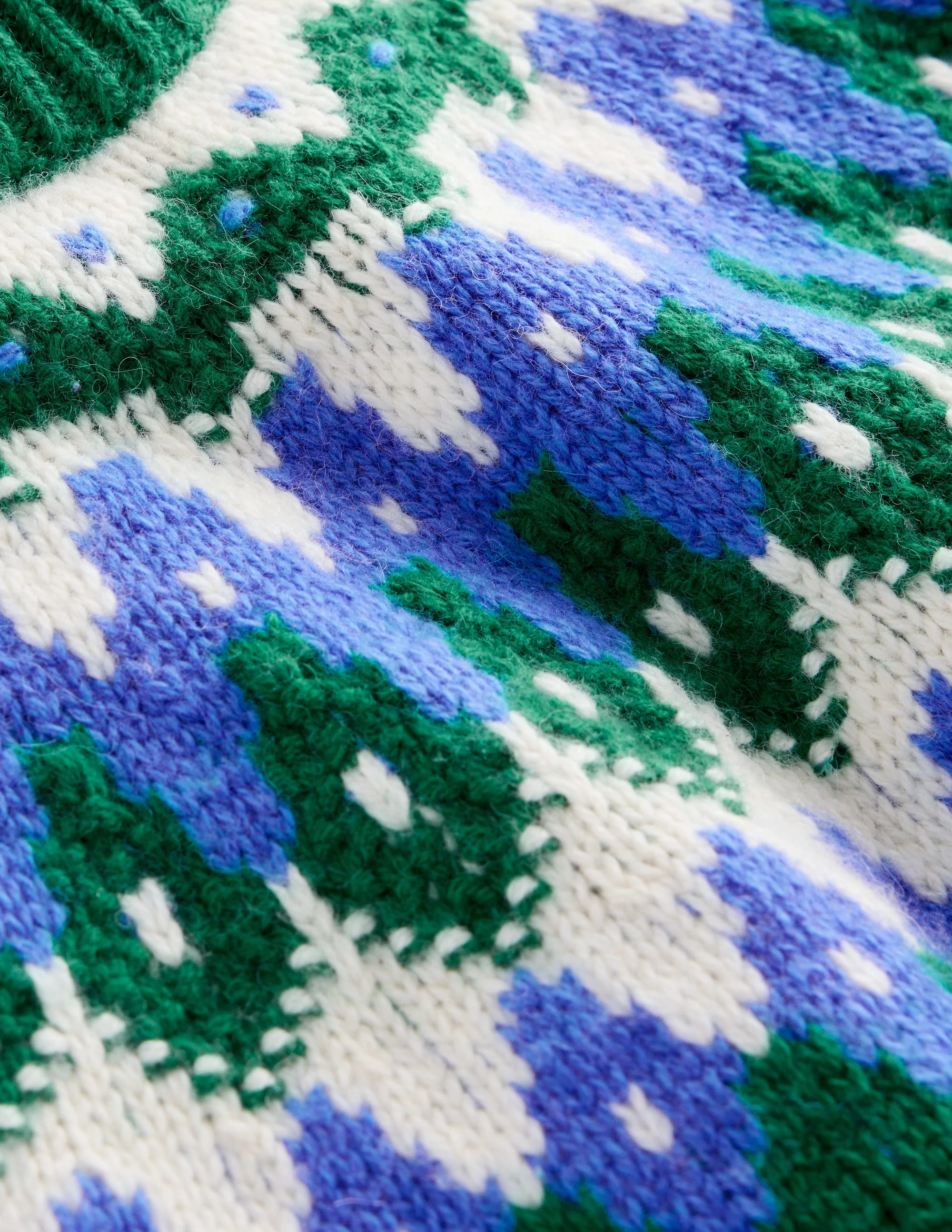 Eleanor Fair-Isle-Pullover-Kieferngrün - Image 8
