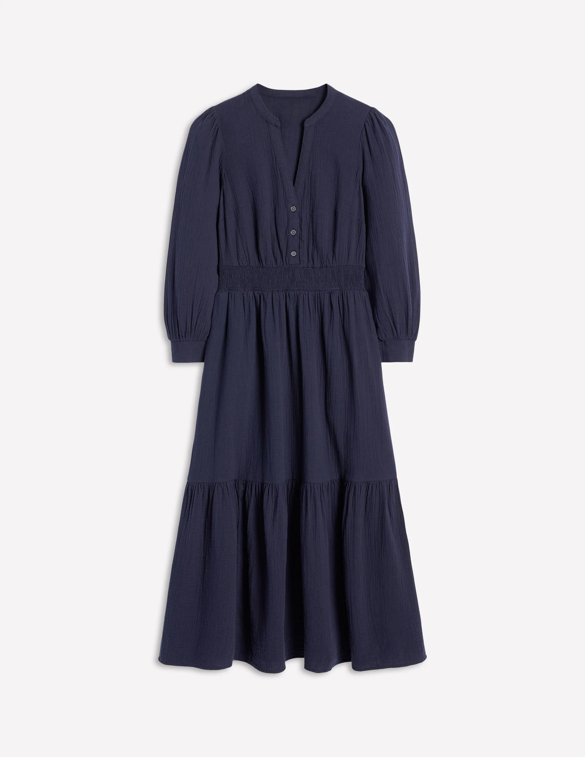 Elena Doppeltuch-Midikleid-Aqua Marine Marl - Image 5