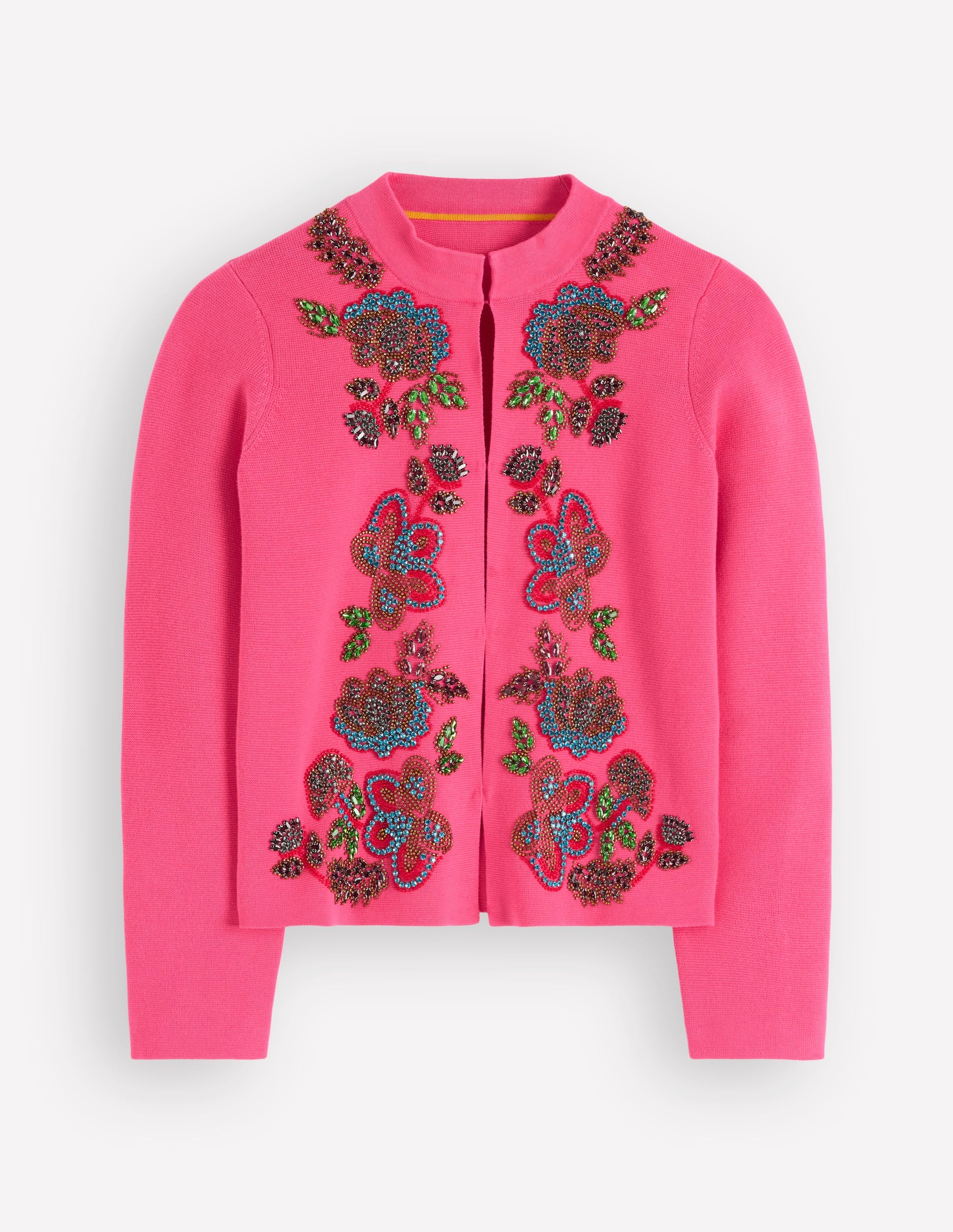 Elena Jacke mit Stehkragen-Rosa, Stickerei - Image 7