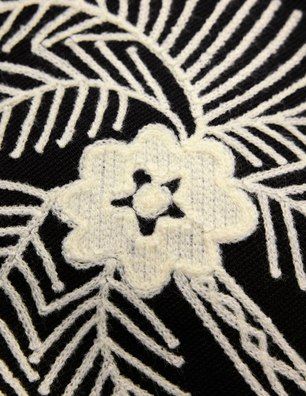 Elena Jacke mit Stehkragen-Schwarz, Stickerei - Image 8