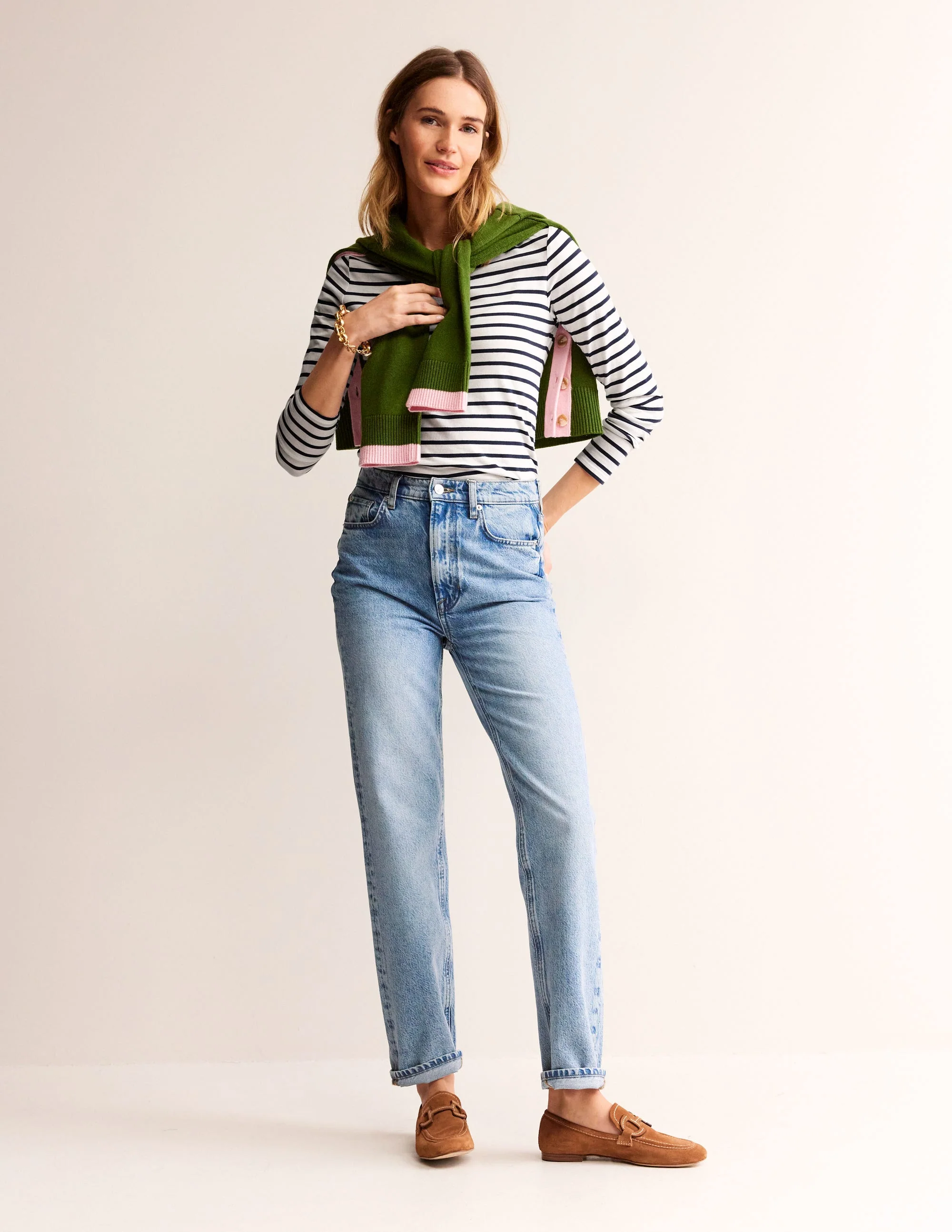 Ella Breton-Shirt mit langen Ärmeln-Black - Image 4