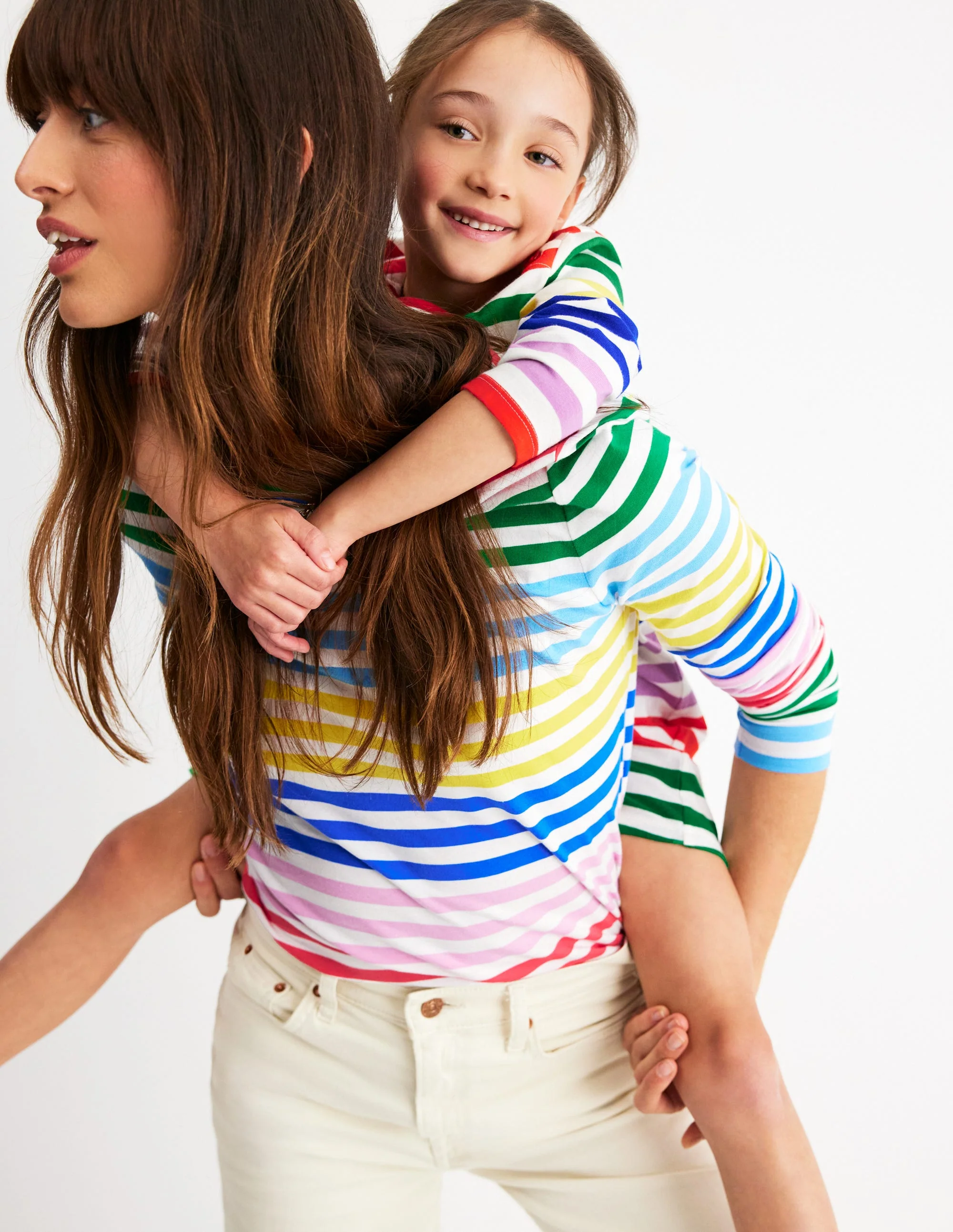 Ella Breton-Shirt mit langen Ärmeln-Regenbogenstreifen - Image 5