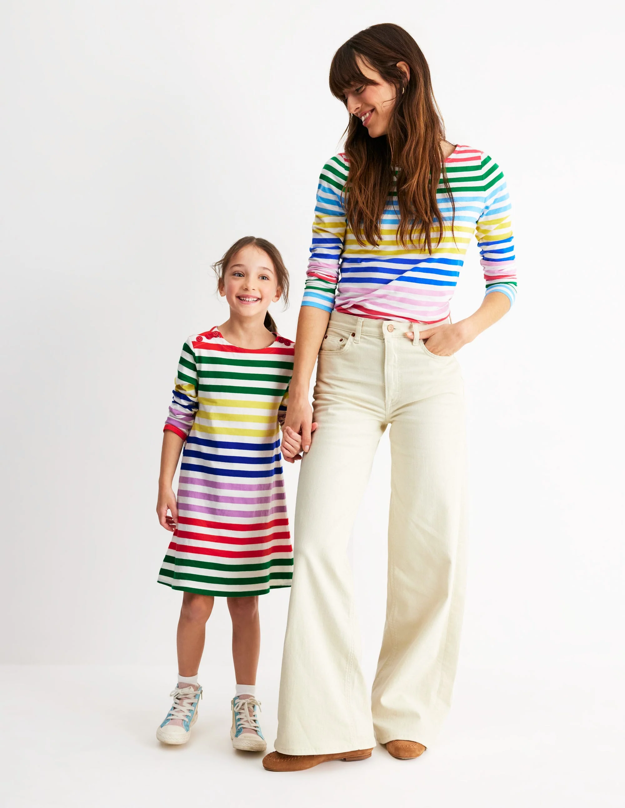 Ella Breton-Shirt mit langen Ärmeln-Regenbogenstreifen - Image 6