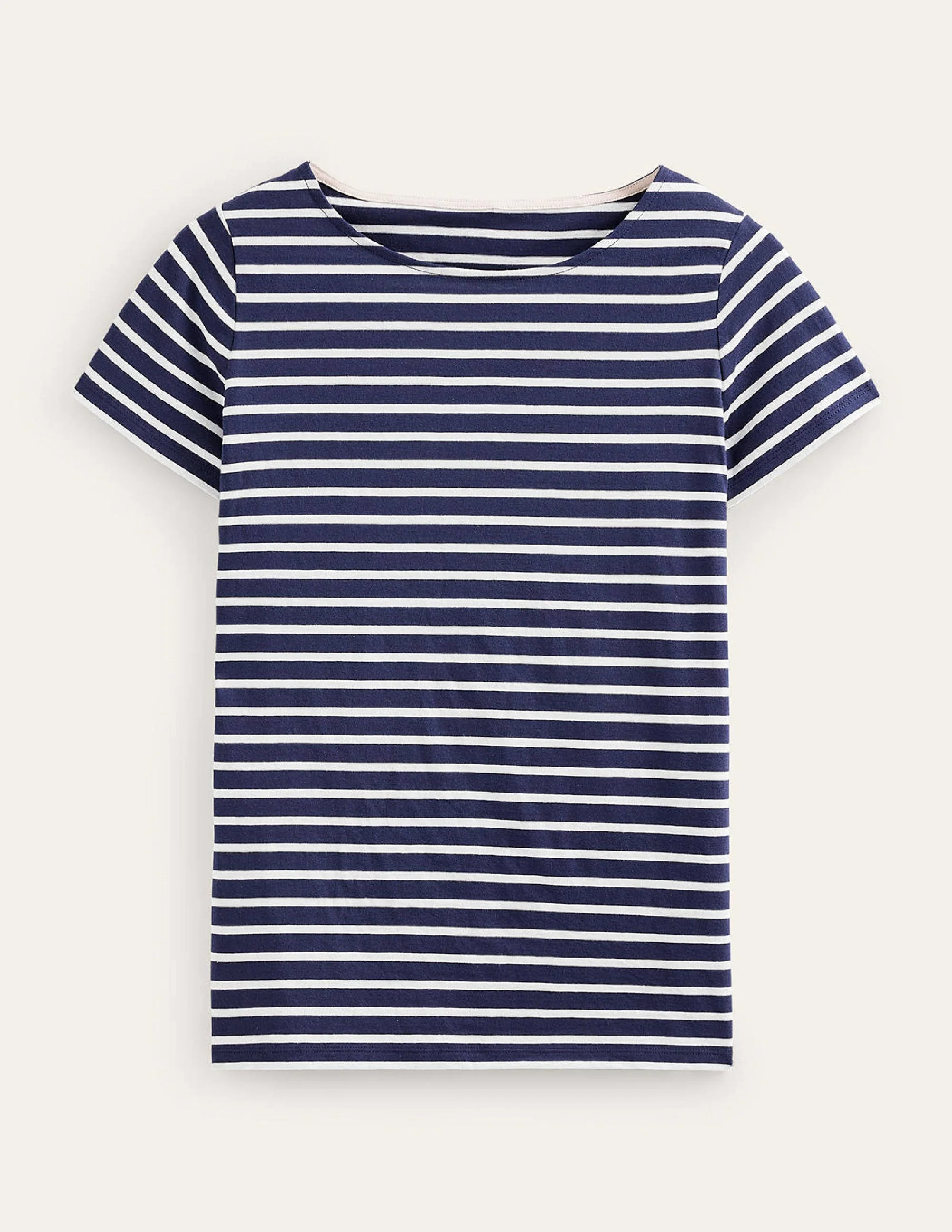 Ella Bretonshirt mit kurzen Ärmeln-Black - Image 6
