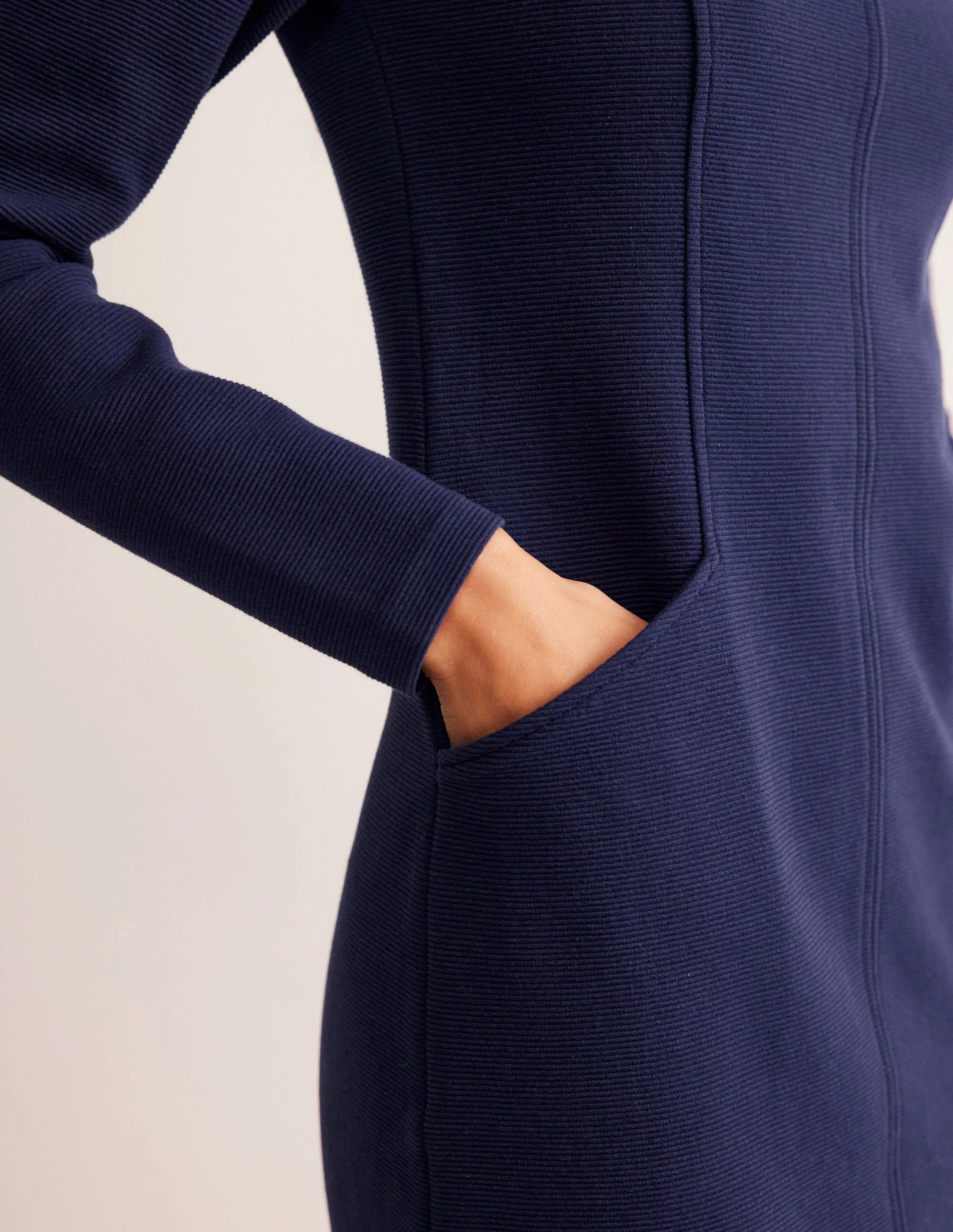 Ellen Ottoman-Kleid-Abendblau - Image 2