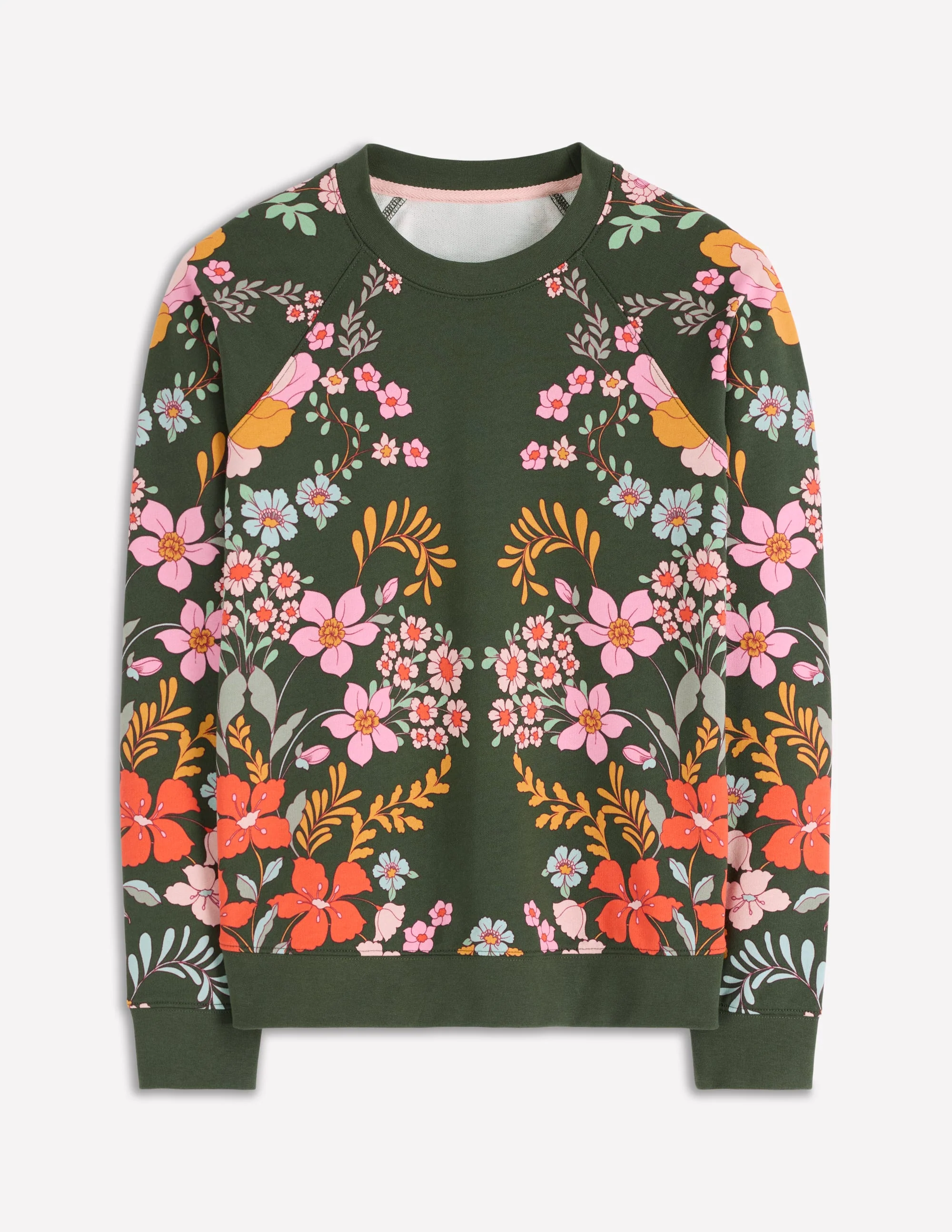 Emi Bedrucktes Sweatshirt-Wald, Blühender Garten - Image 6