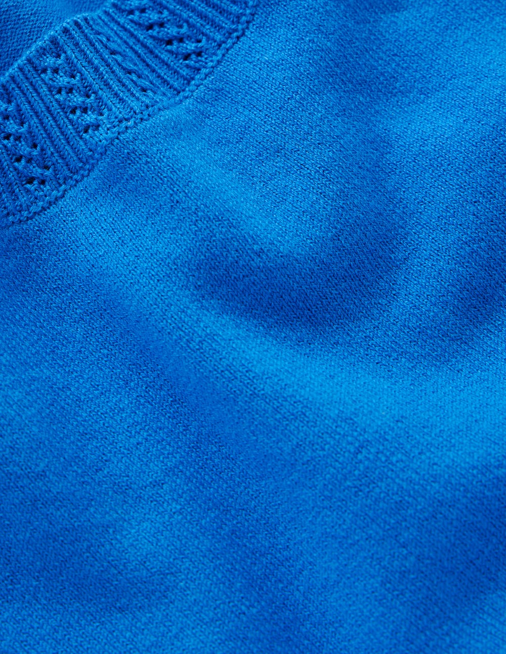 Emilia Baumwoll-T-Shirt mit Rundhalsausschnitt-Blau - Image 6