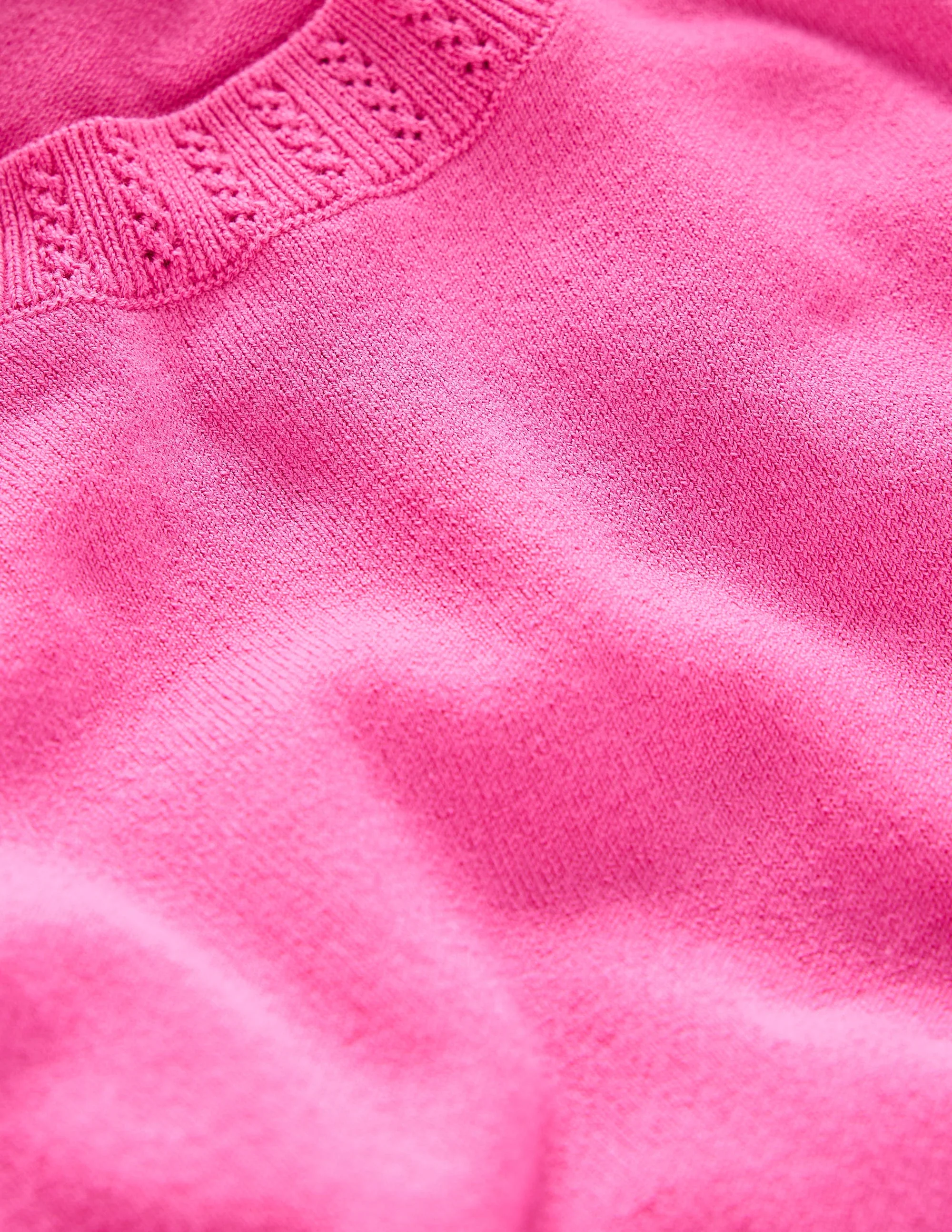 Emilia Baumwoll-T-Shirt mit Rundhalsausschnitt-Rosa - Image 6