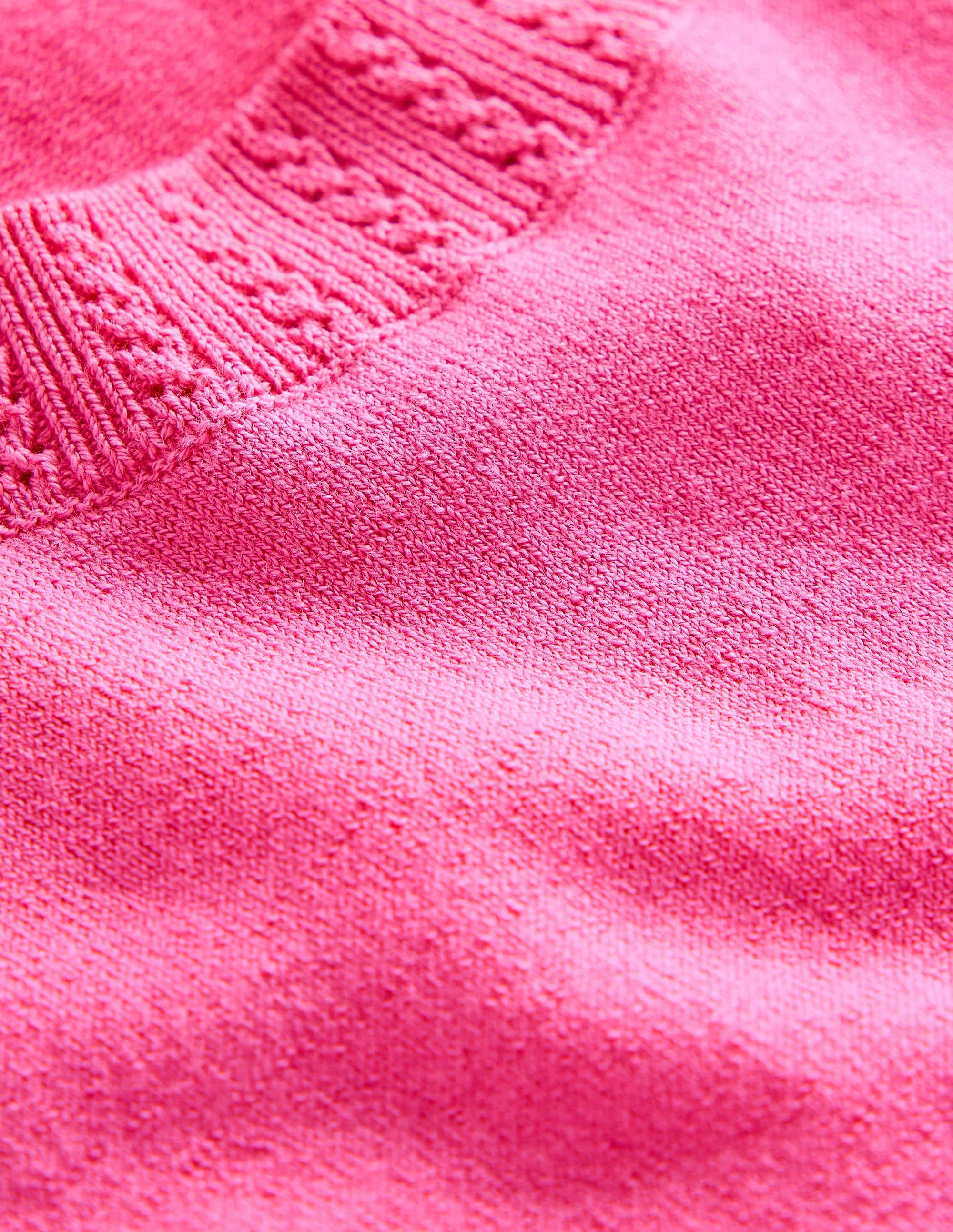Emilia Pullunder aus Baumwolle mit Rundhalsausschnitt-Rosa - Image 7