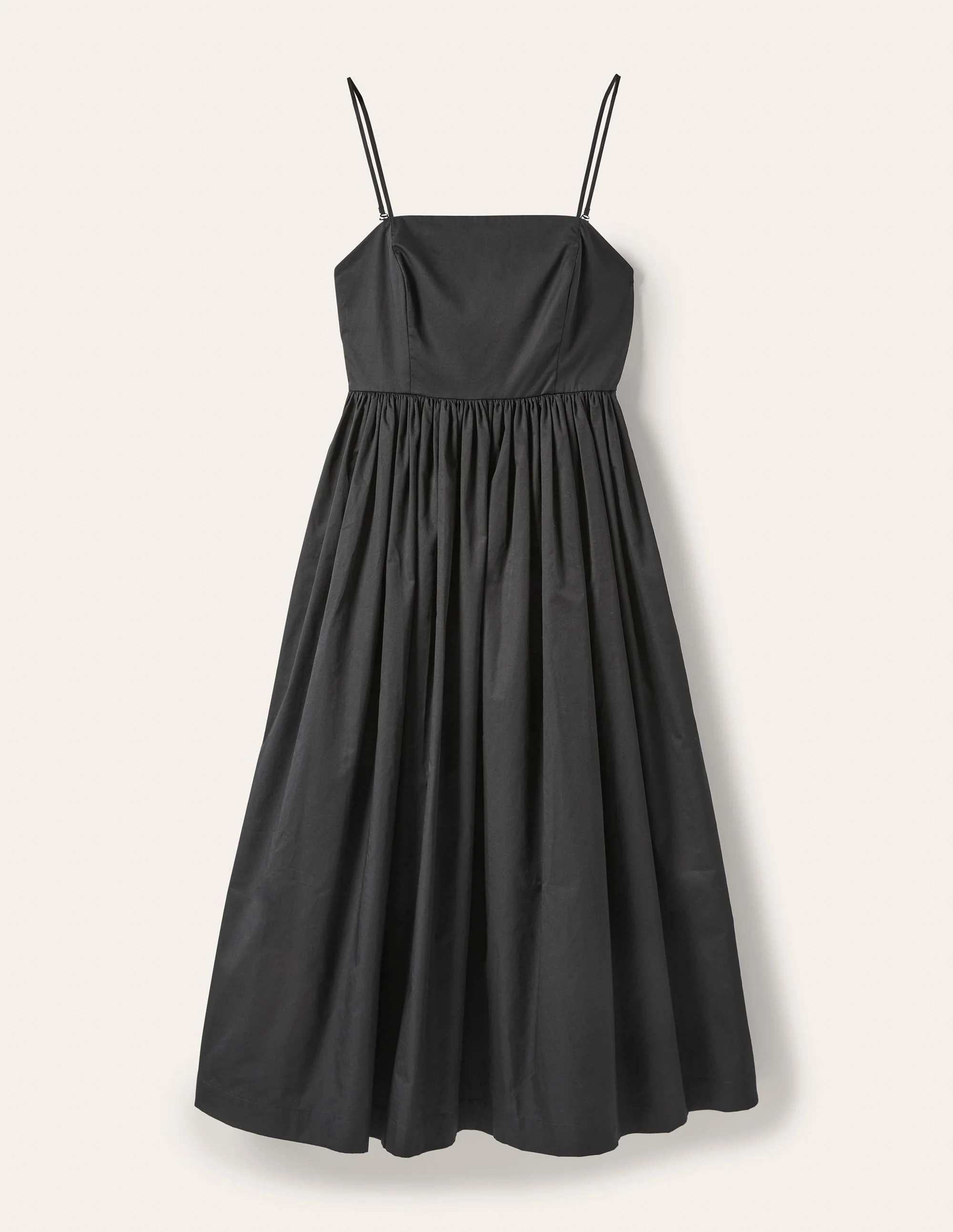 Emily Trägerloses Midikleid-Schwarz - Image 8