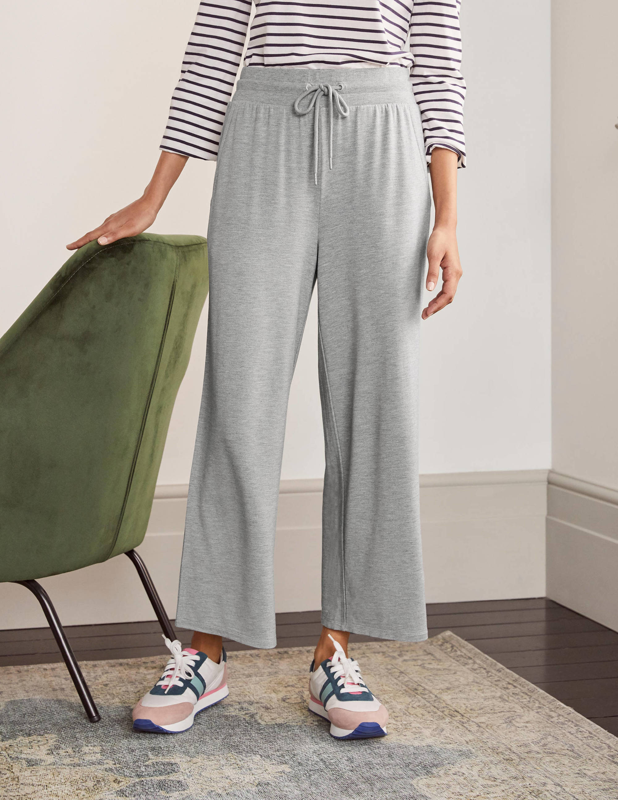 Emma 7/8-Jogginghose-Grau Meliert - Image 2