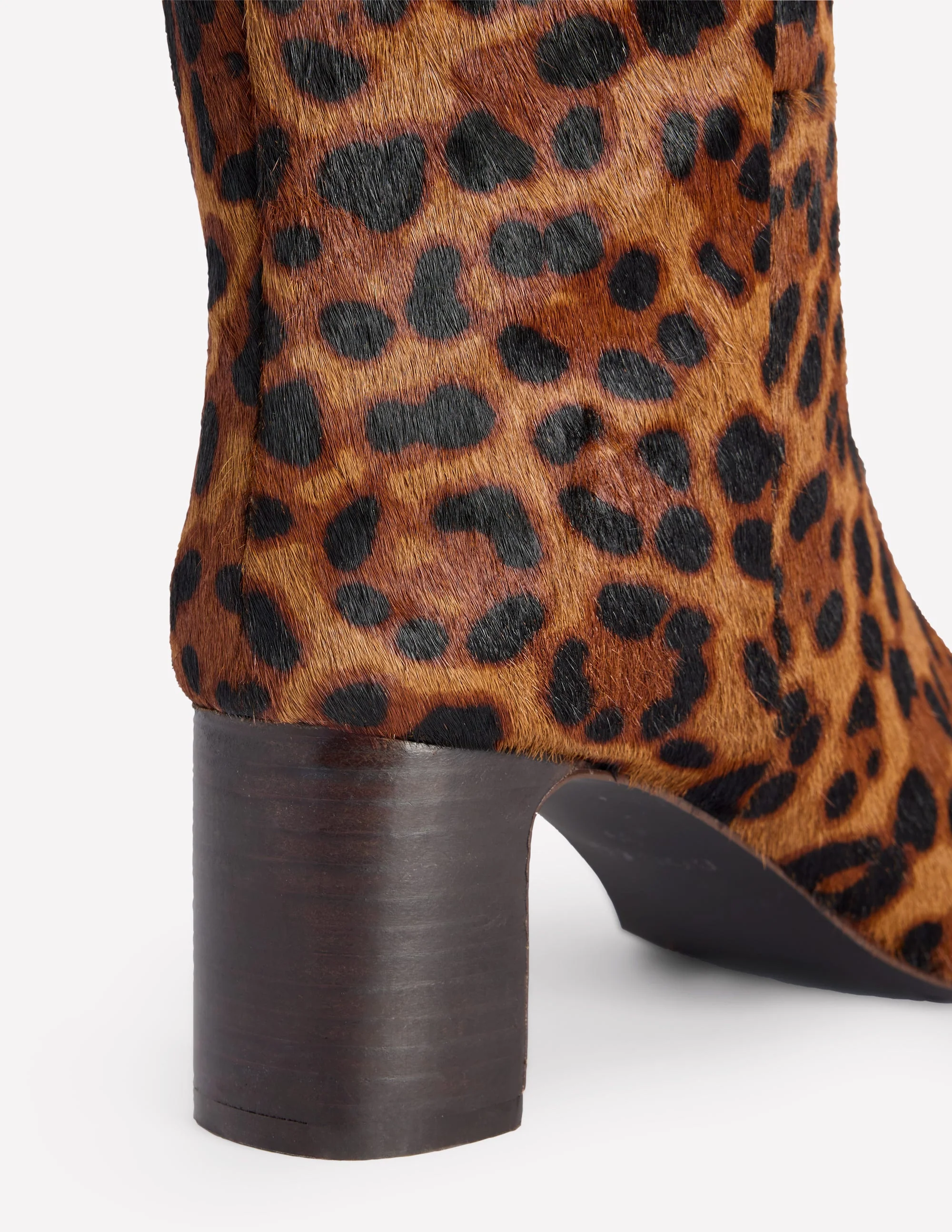 Erica Kniehohe Lederstiefel-Schokobraun - Image 4