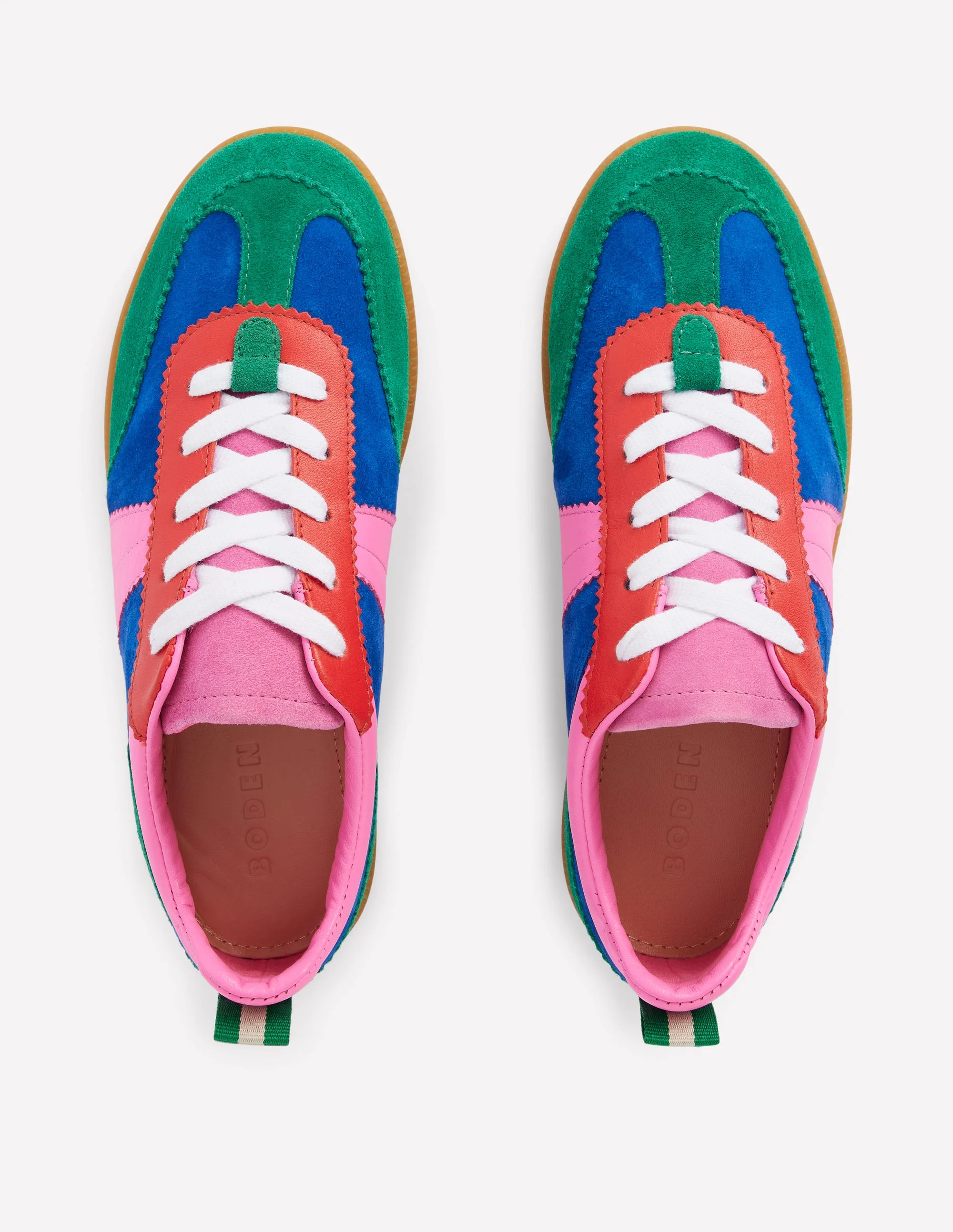 Erin Retro-Tennisschuhe-Bunt, Blockfarben - Image 5
