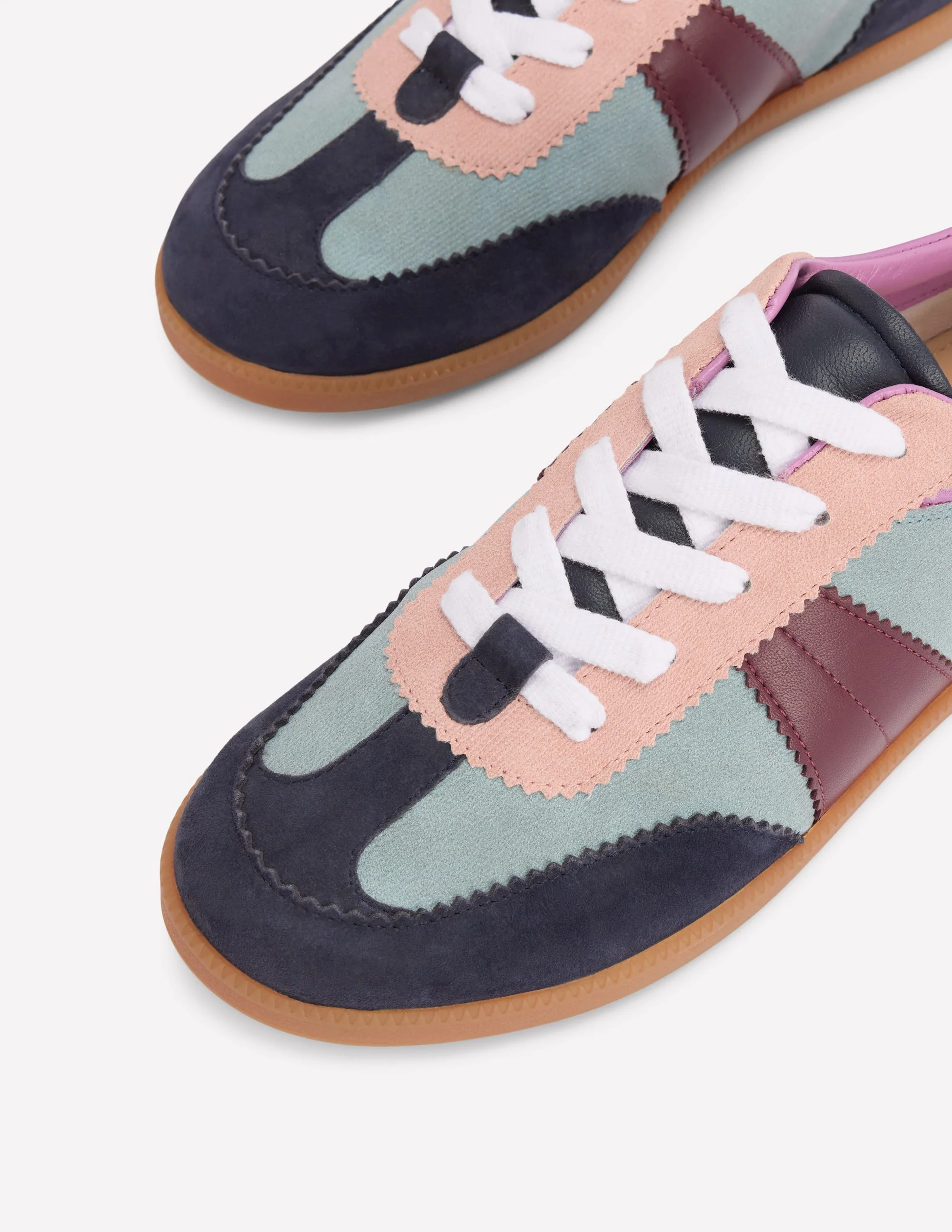 Erin Retro-Tennisschuhe-Cord Blockfarben - Image 4