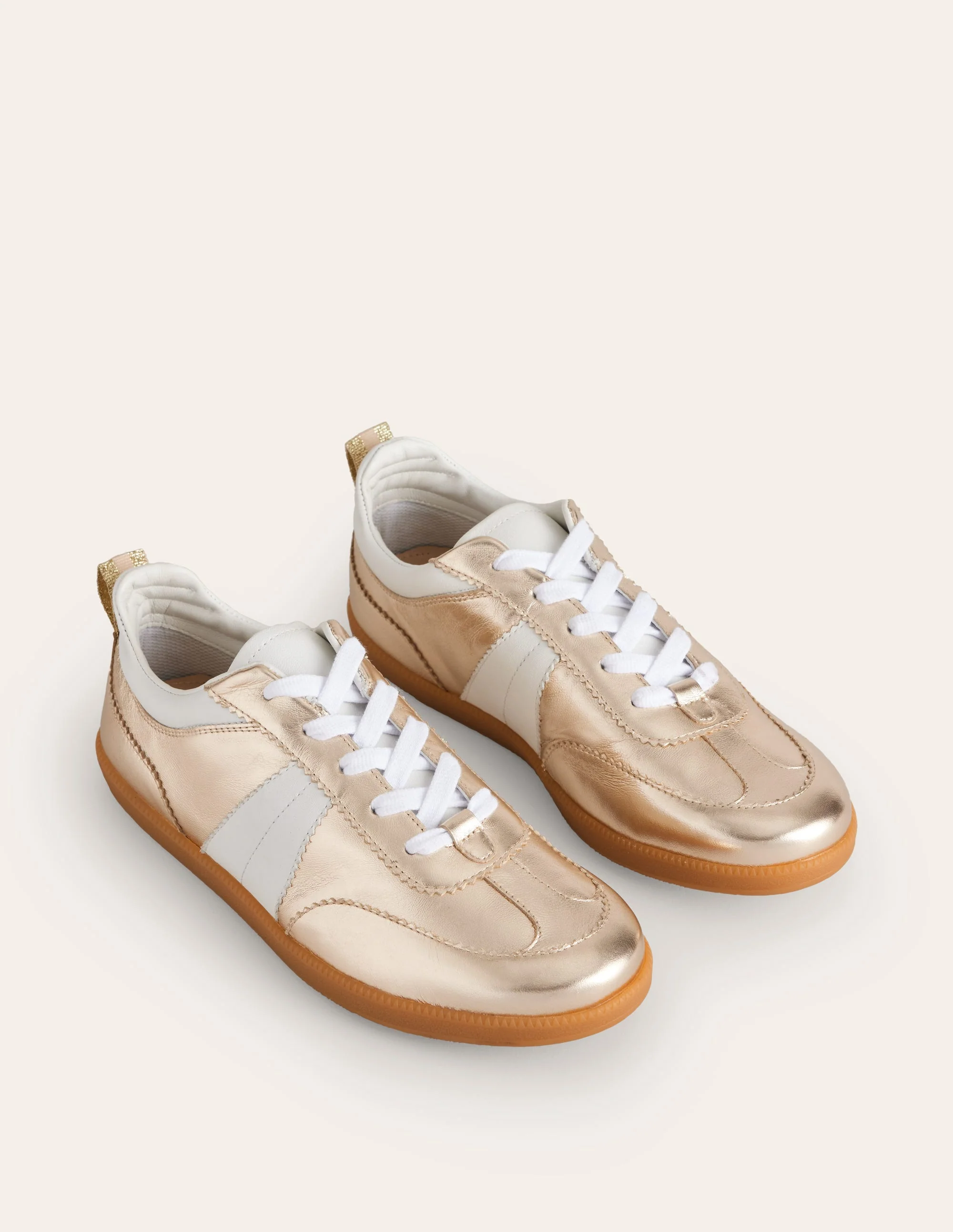 Erin Retro-Tennisschuhe-Gold Mix - Image 3
