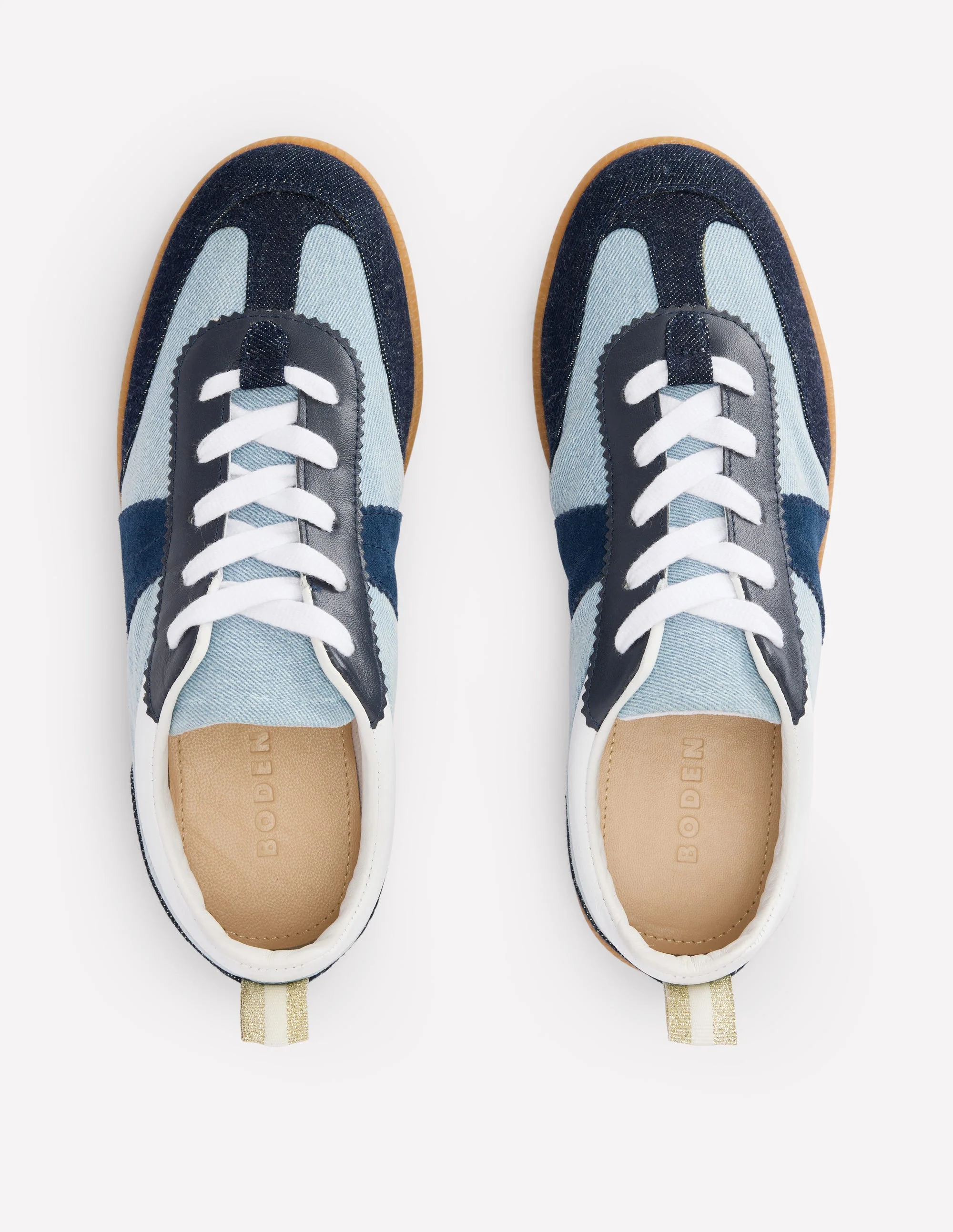 Erin Retro-Tennisschuhe-Heller Used Look - Image 5