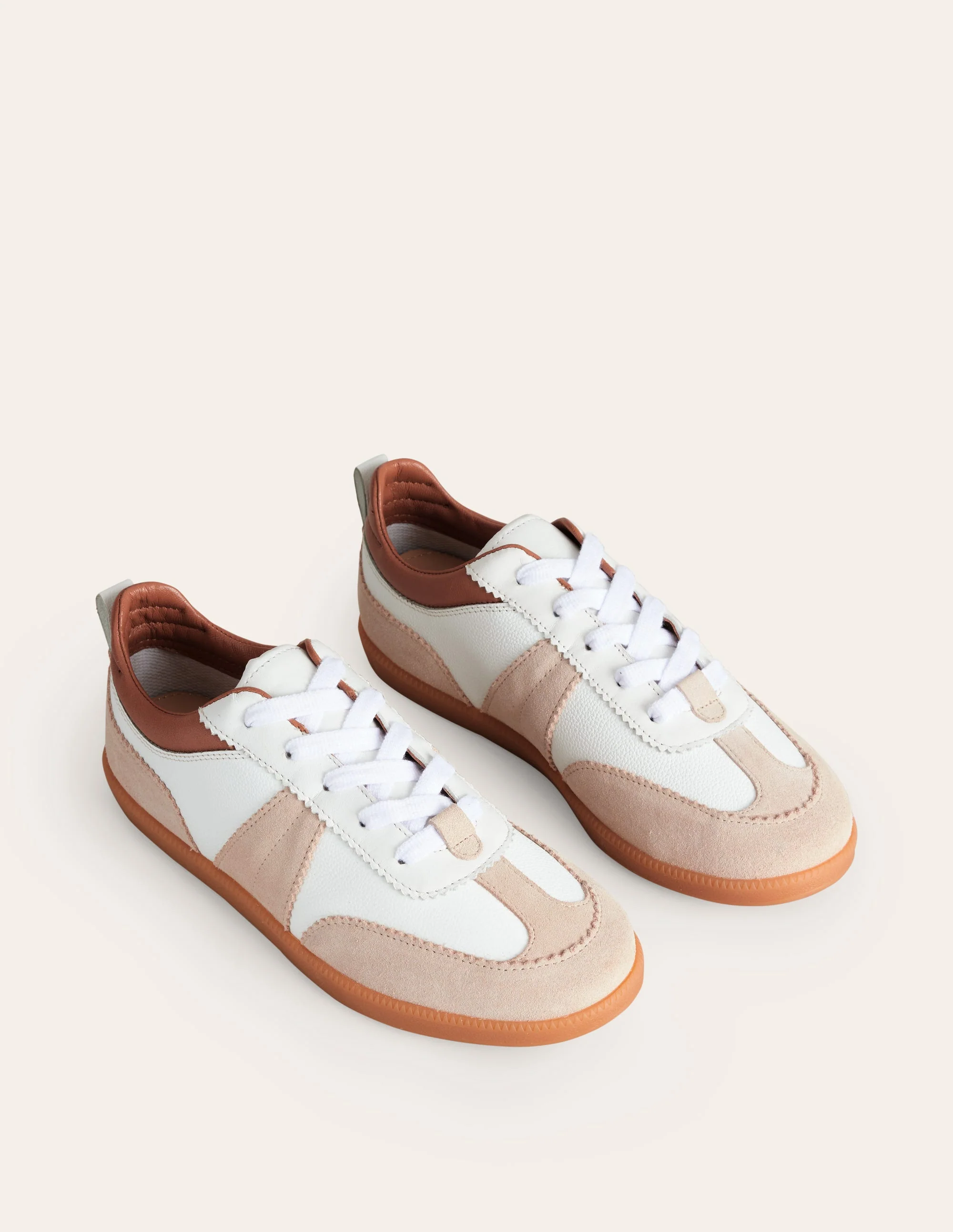Erin Retro-Tennisschuhe-Weiß Mix - Image 3