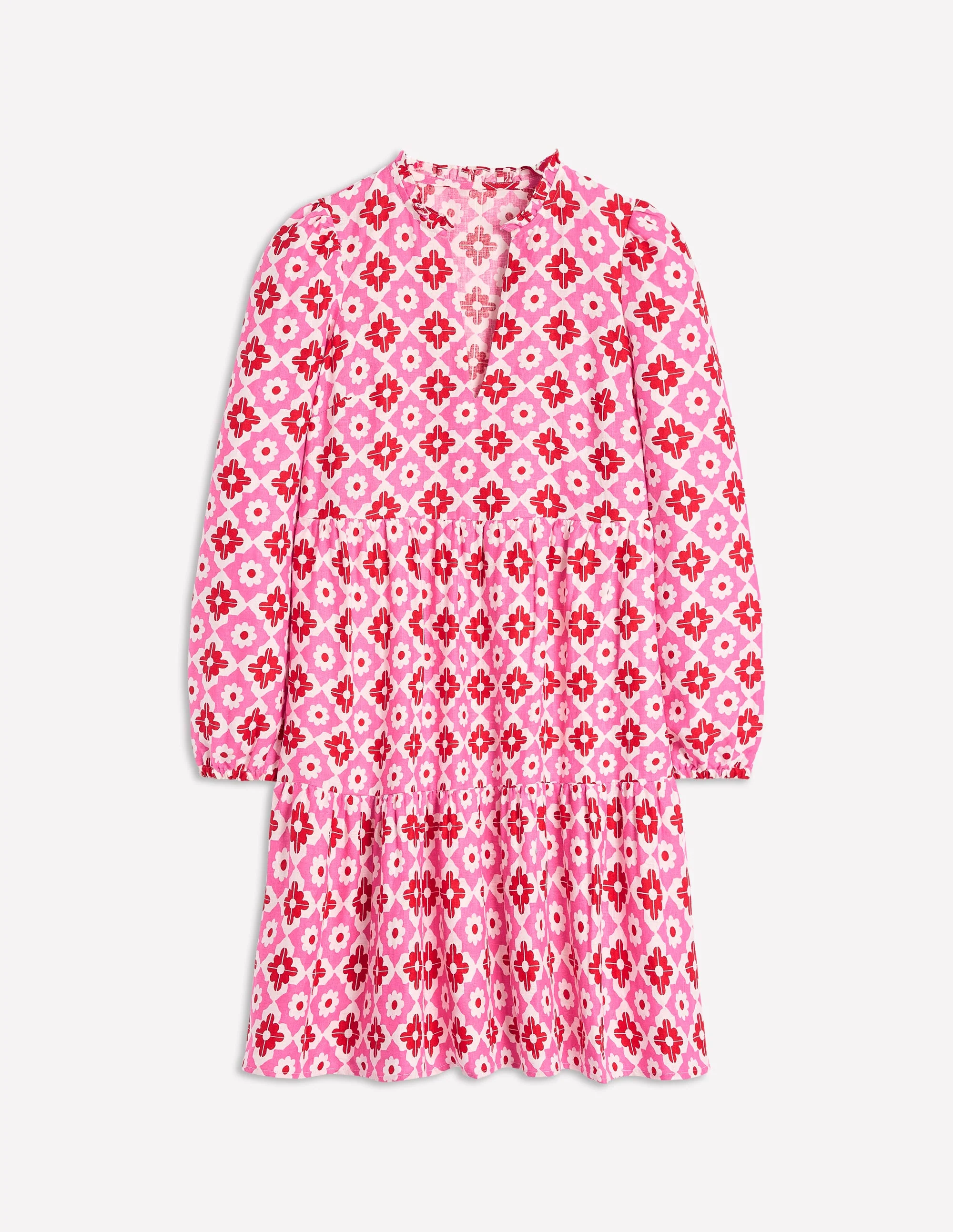 Esme Minikleid aus Leinen-Beacon Gingham - Image 5