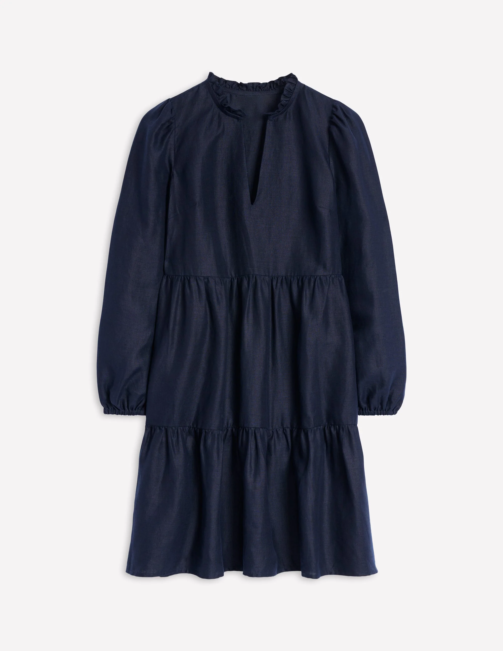 Esme Minikleid aus Leinen-Marineblaue - Image 5