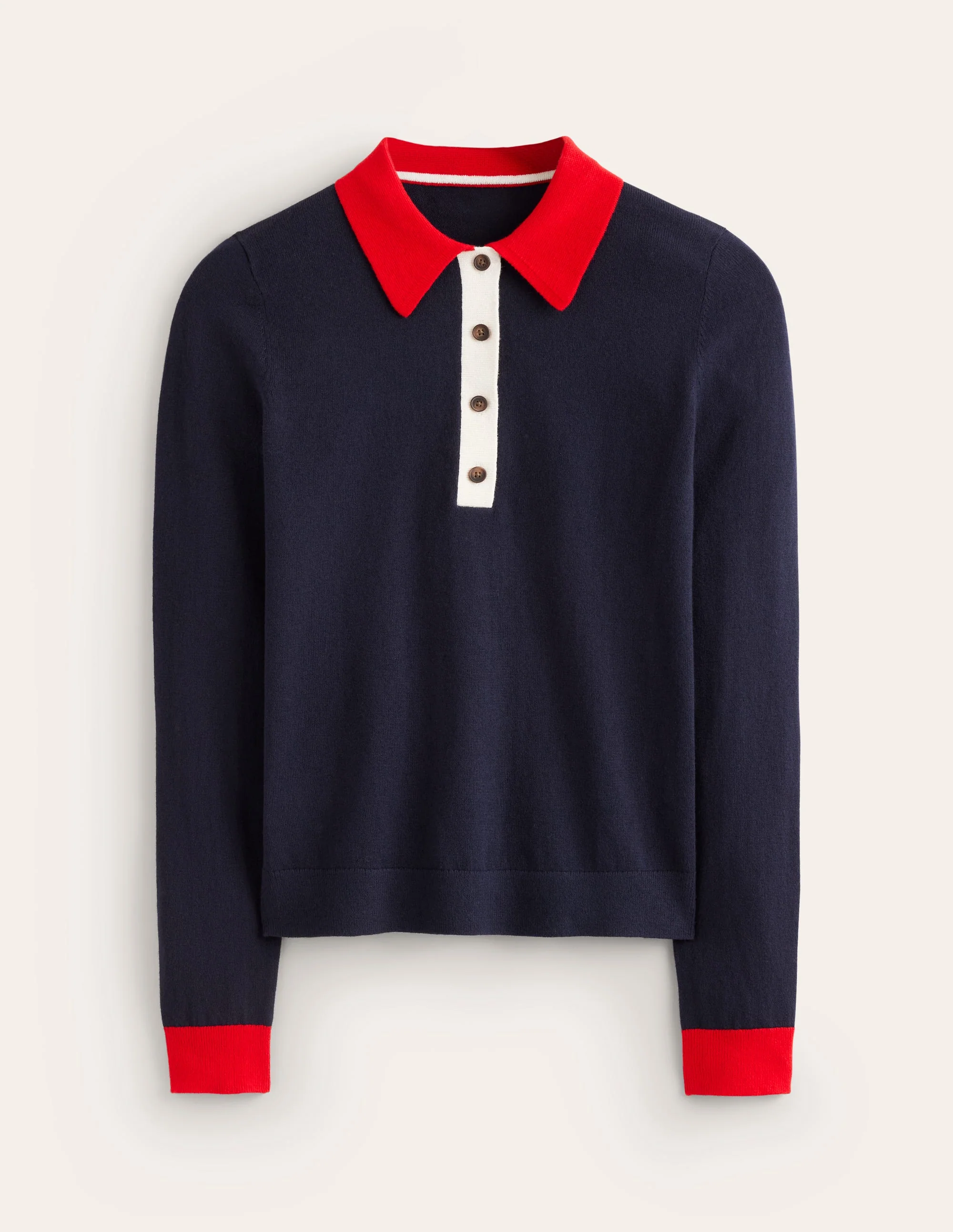 Estelle Henley-Pullover-Aqua Marine Marl - Image 6