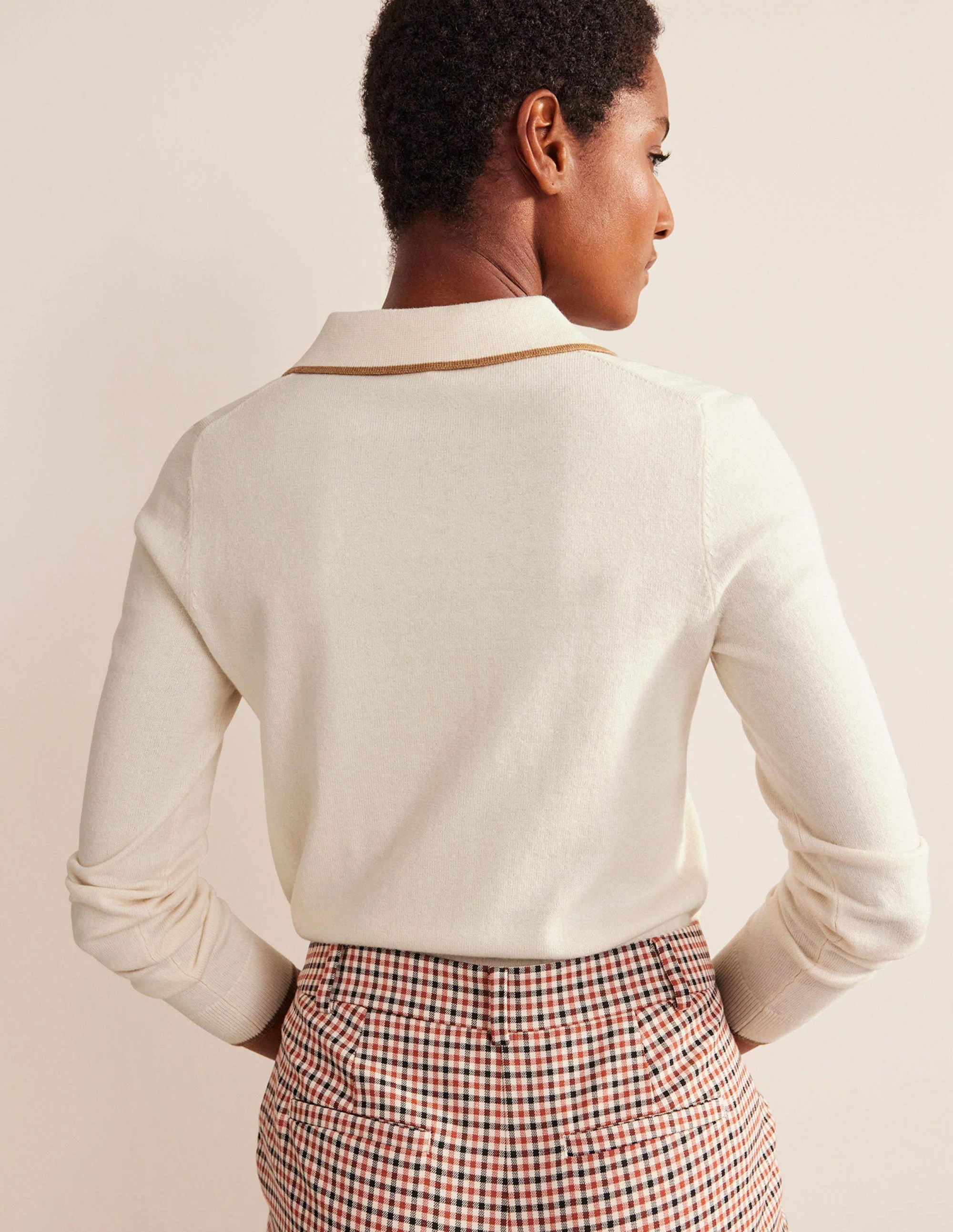 Estelle Henley-Pullover-Warmes Naturweiß - Image 3