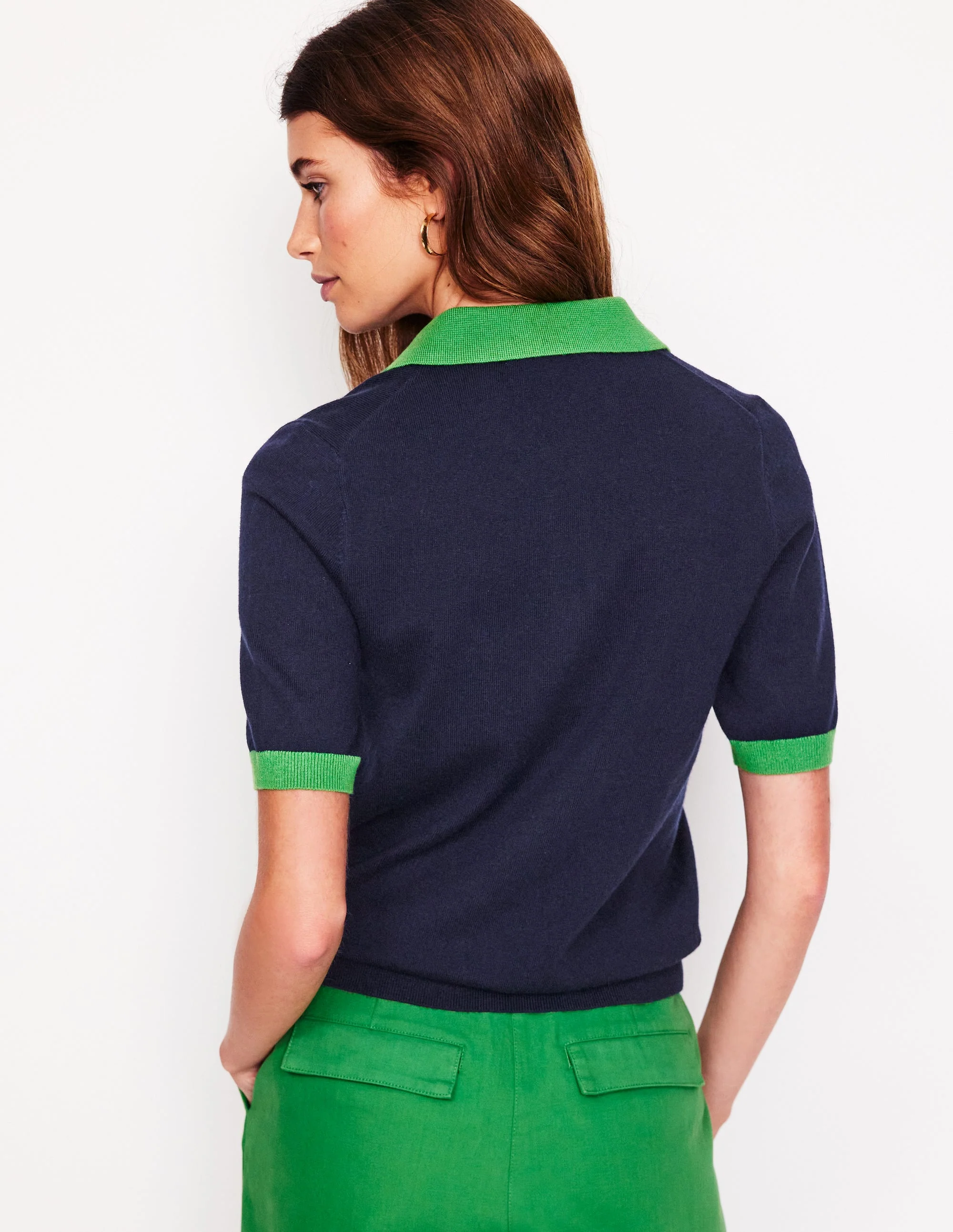 Estelle Henley-Strick-T-Shirt-Marineblaue - Image 4