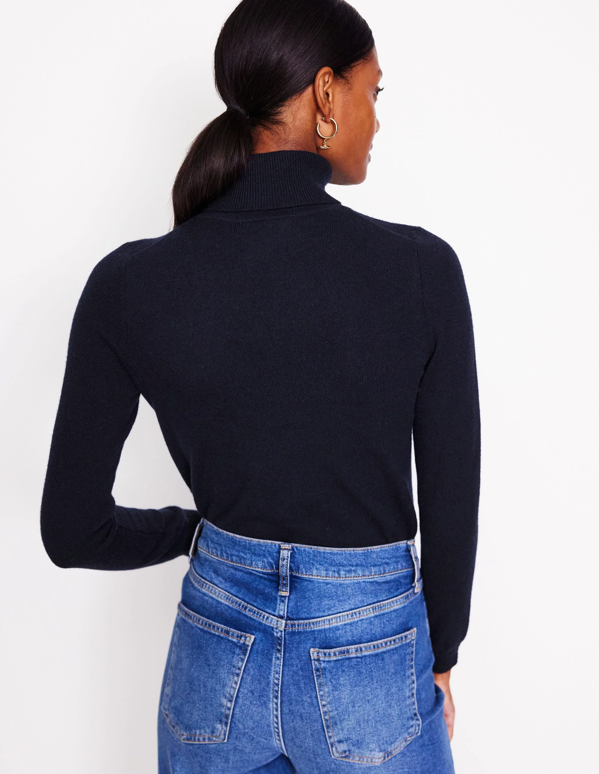 Eva Kaschmir-Rollkragenpullover-Blau - Image 3