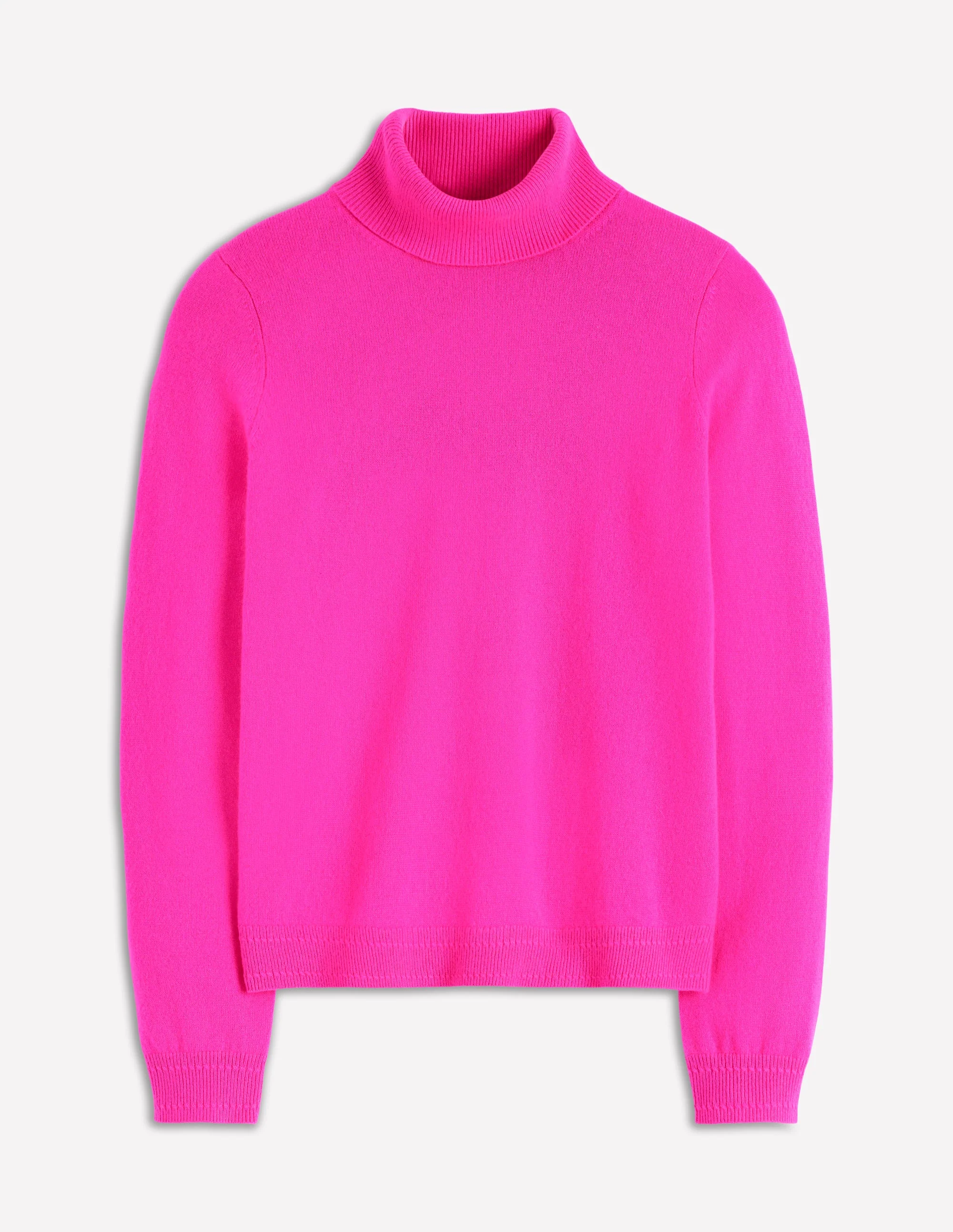 Eva Kaschmir-Rollkragenpullover-Farbenfrohes Stiefmütterchen - Image 5