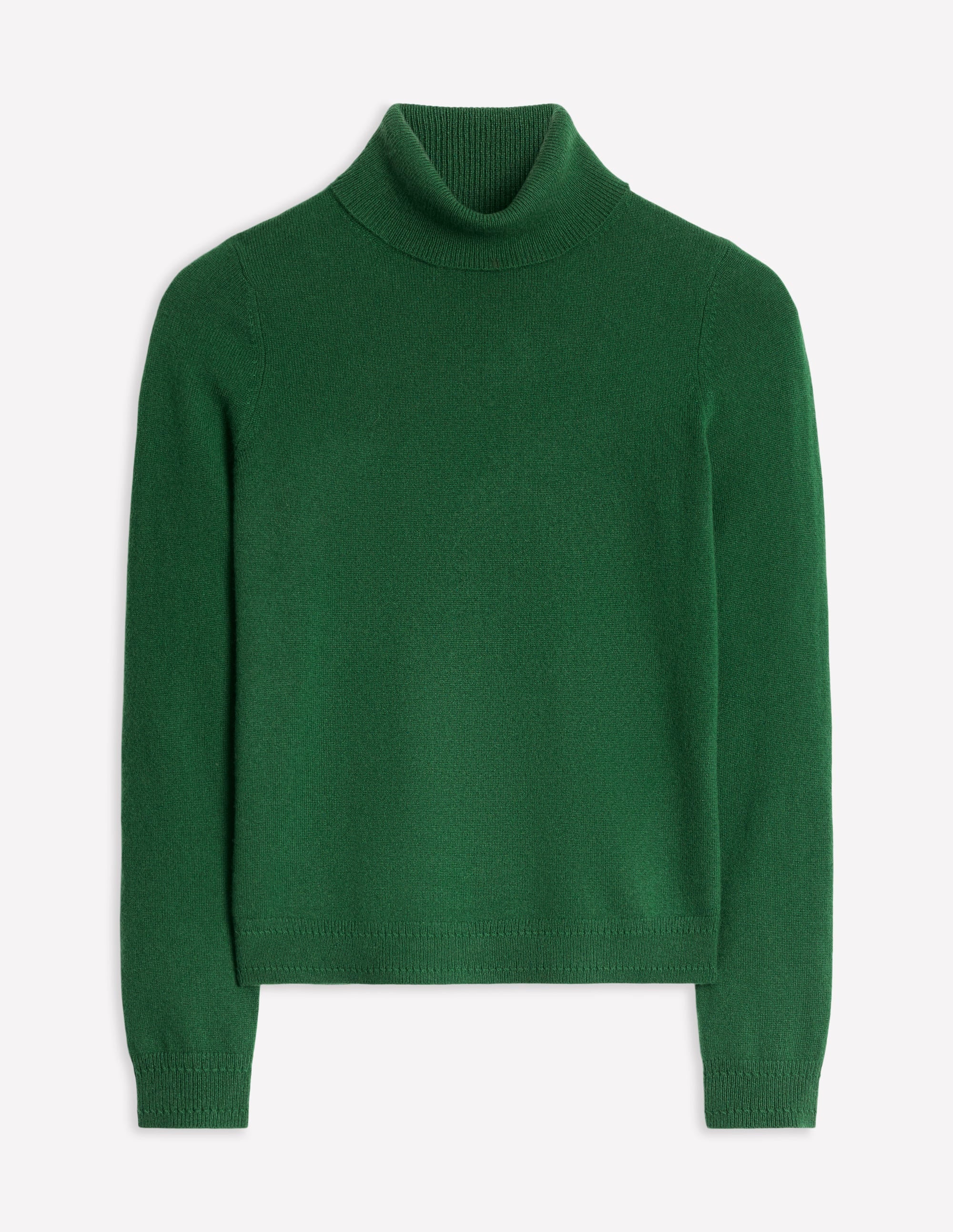 Eva Kaschmir-Rollkragenpullover-Kieferngrün - Image 5