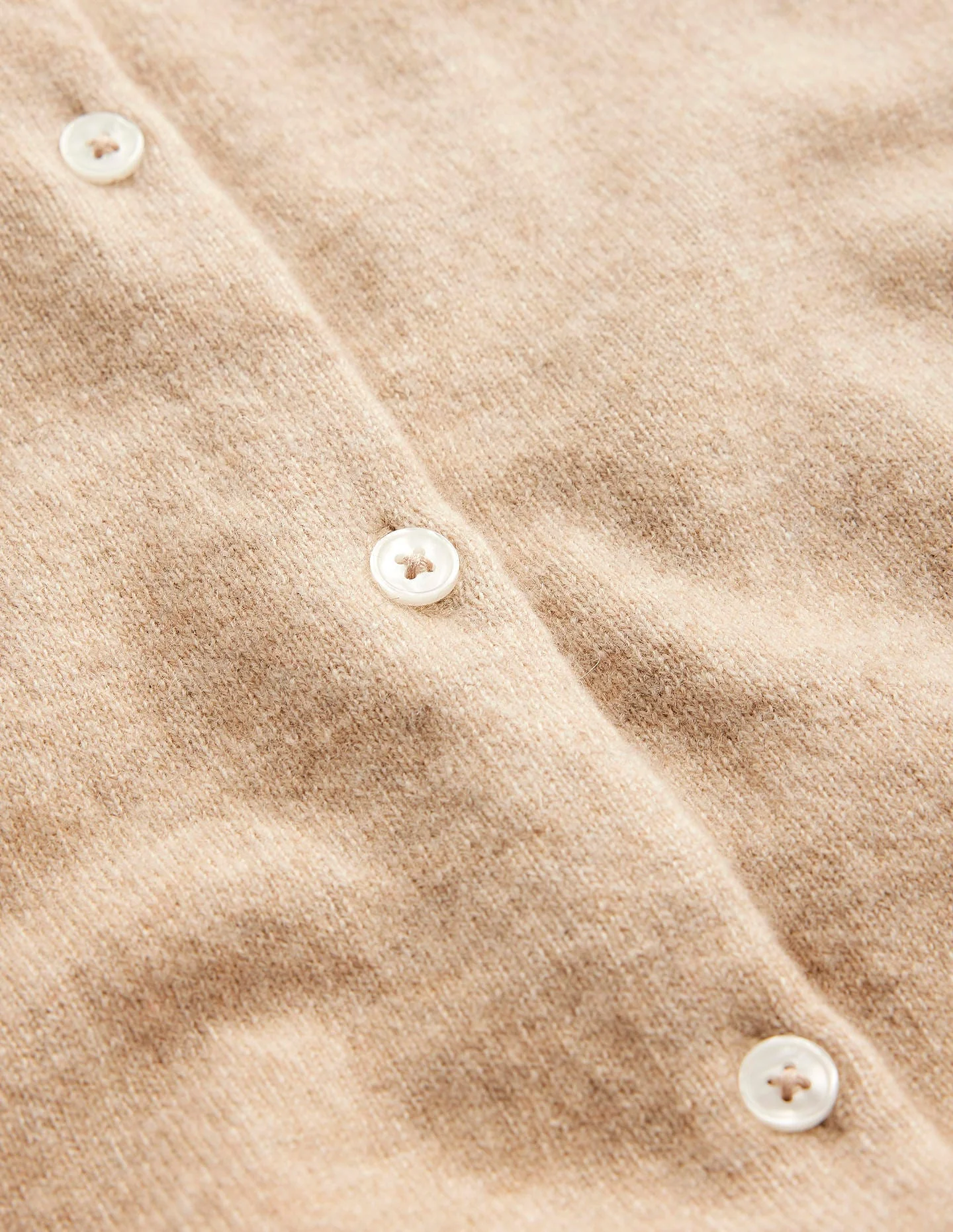 Eva Kaschmir-Strickjacke mit Rundhalsausschnitt-Graubraun Meliert - Image 8