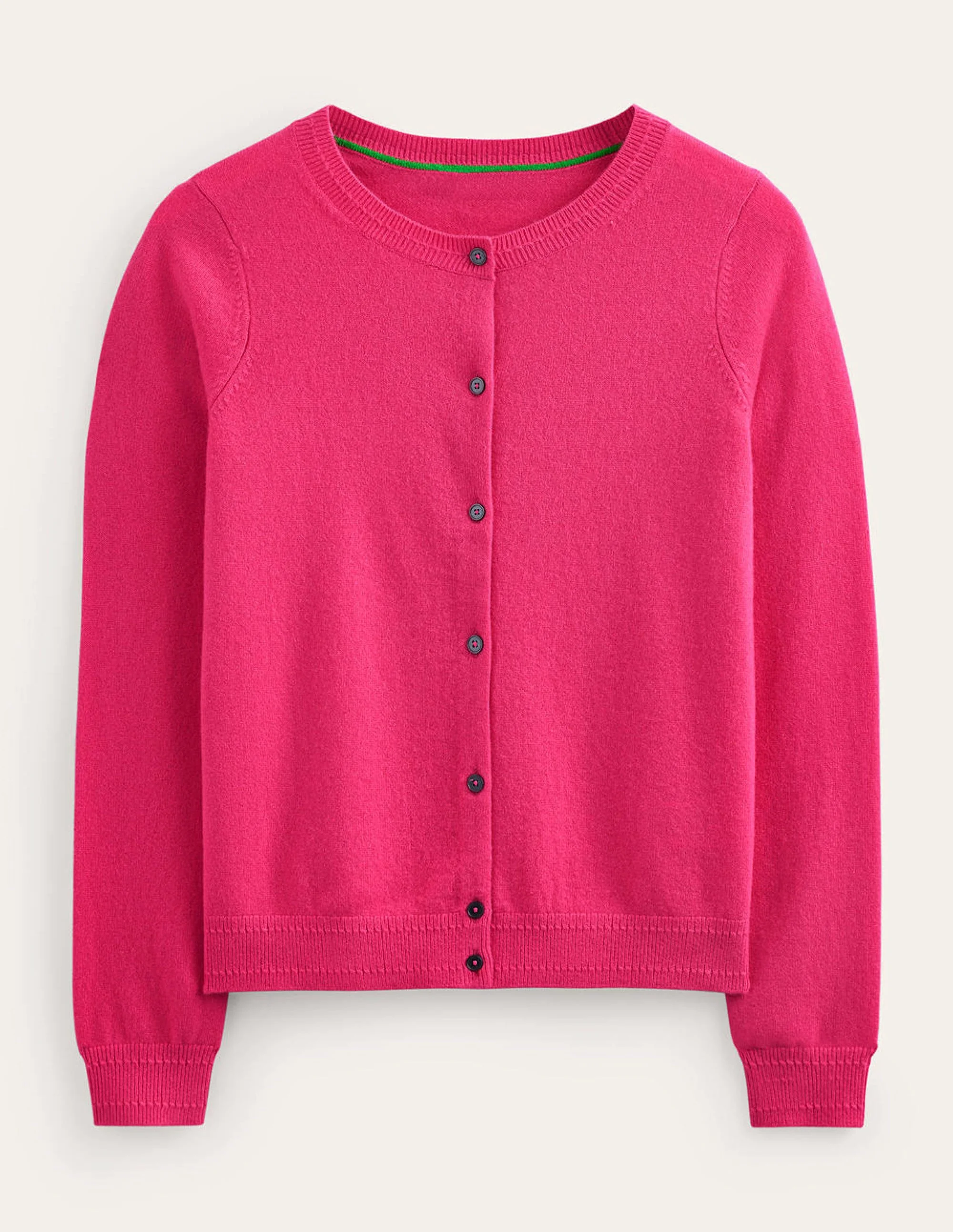 Eva Kaschmir-Strickjacke mit Rundhalsausschnitt-Jazzy - Image 6