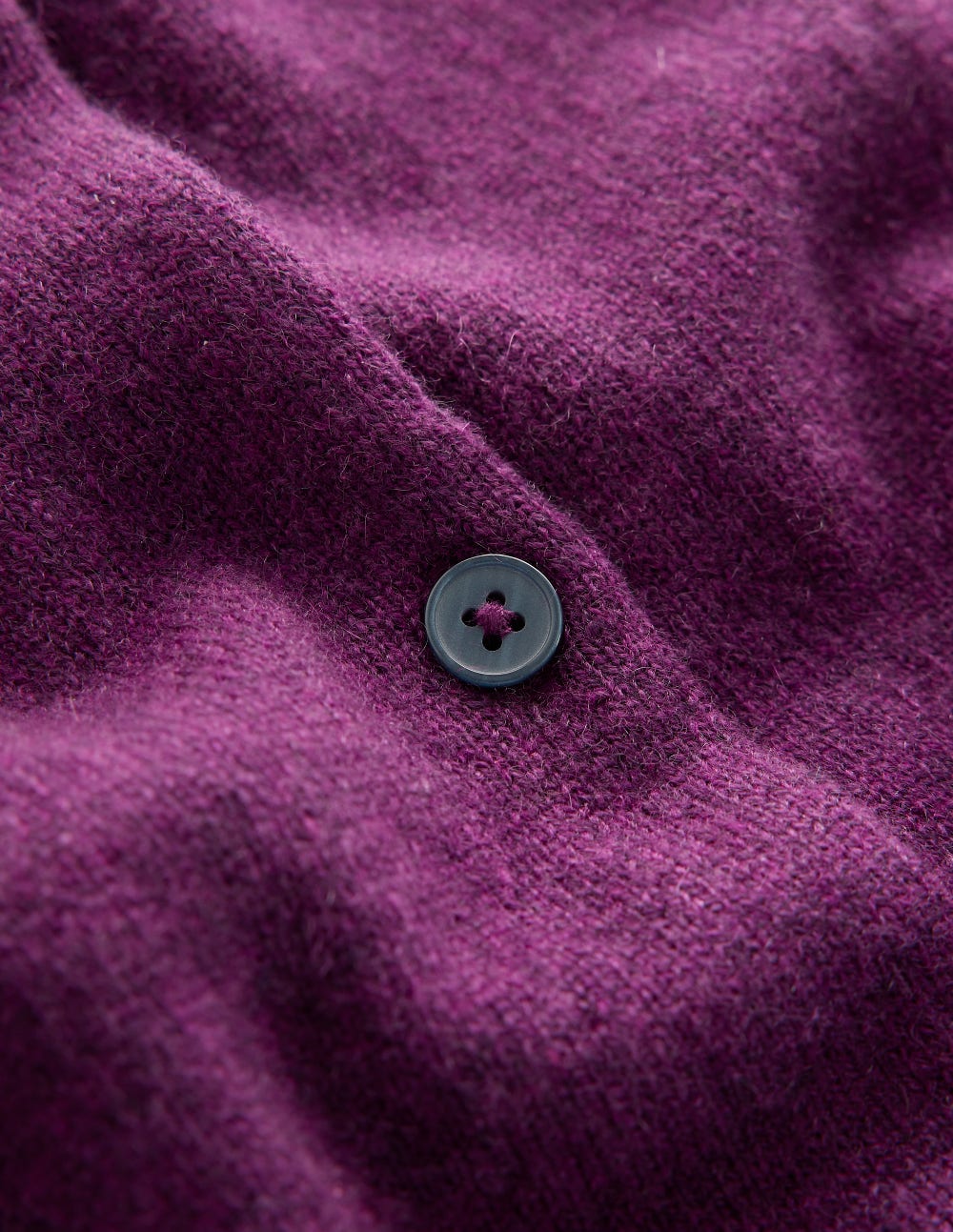 Eva Kaschmir-Strickjacke mit Rundhalsausschnitt-Pflaume Melange - Image 7